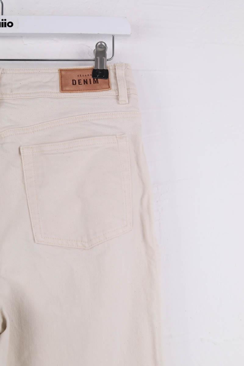 Wide-leg jeans SEZANE - Seconde main Beige