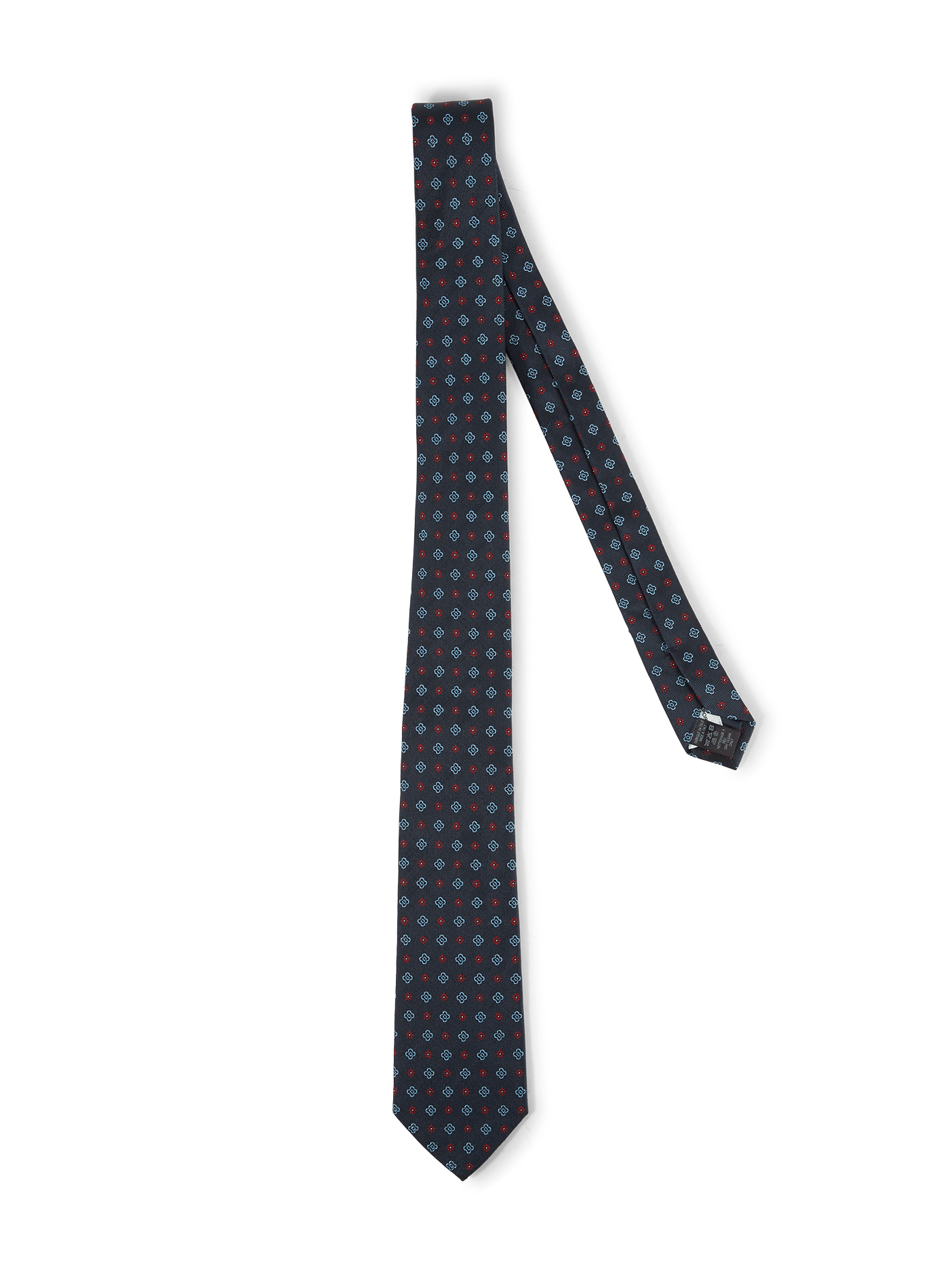 Printed silk tie AU PRINTEMPS PARIS