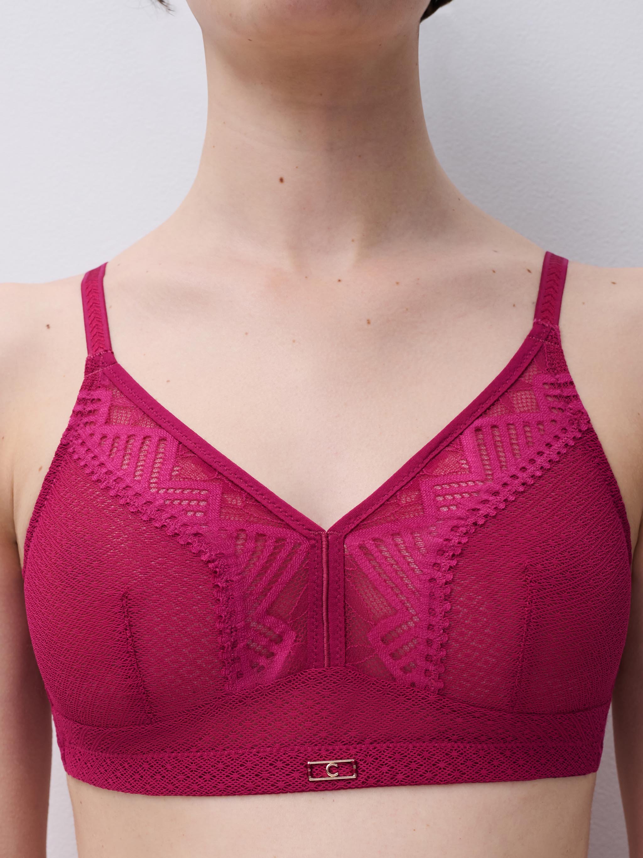 Non-wired support bra CHANTELLE Pink