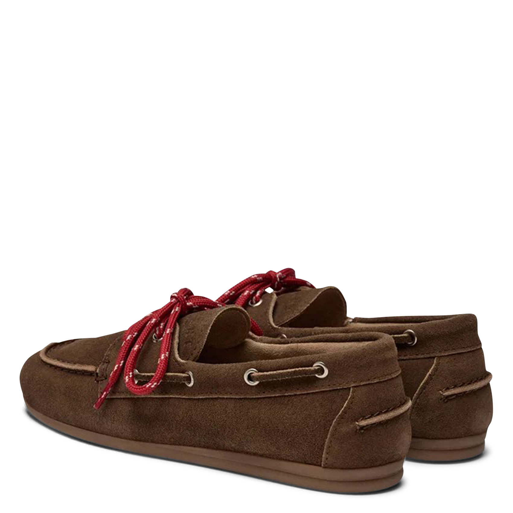 Mocassins à lacets en cuir suédé PAVEMENT Marron