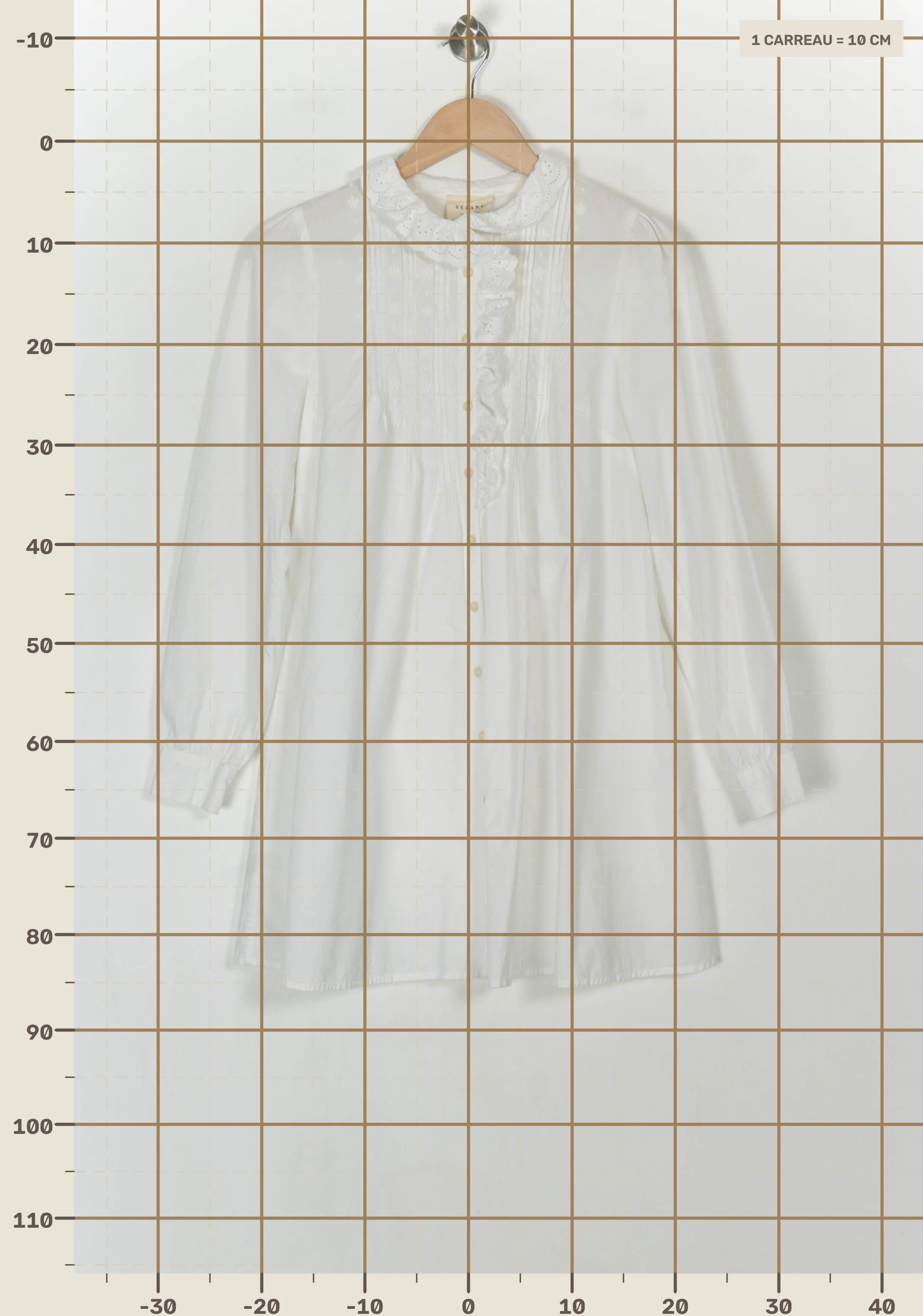 Robe courte & midi SEZANE - Seconde main Blanc