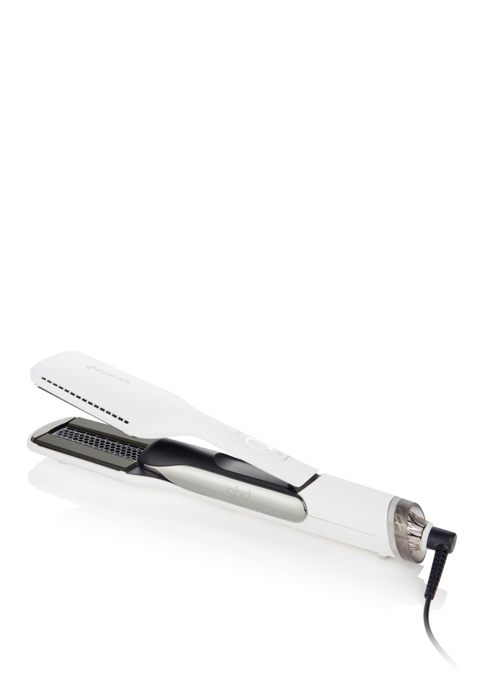 Duet Style 2-in-1 Flat Iron Hair Straightener/Hair Dryer - white GHD Blanc