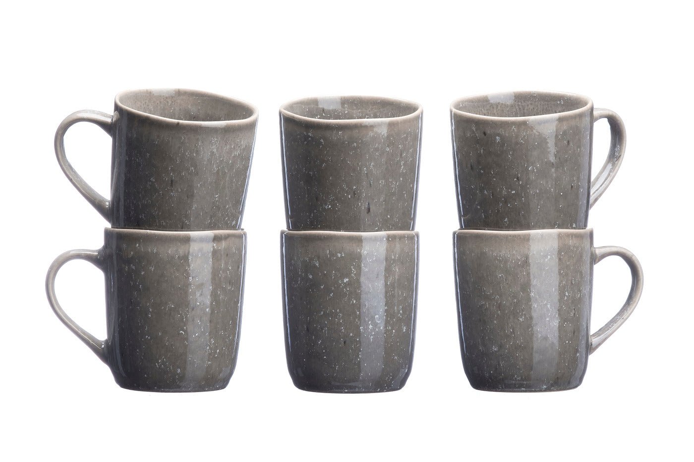 Stellar mug 40cl - 6 pieces - concrete gray BJORN Grey
