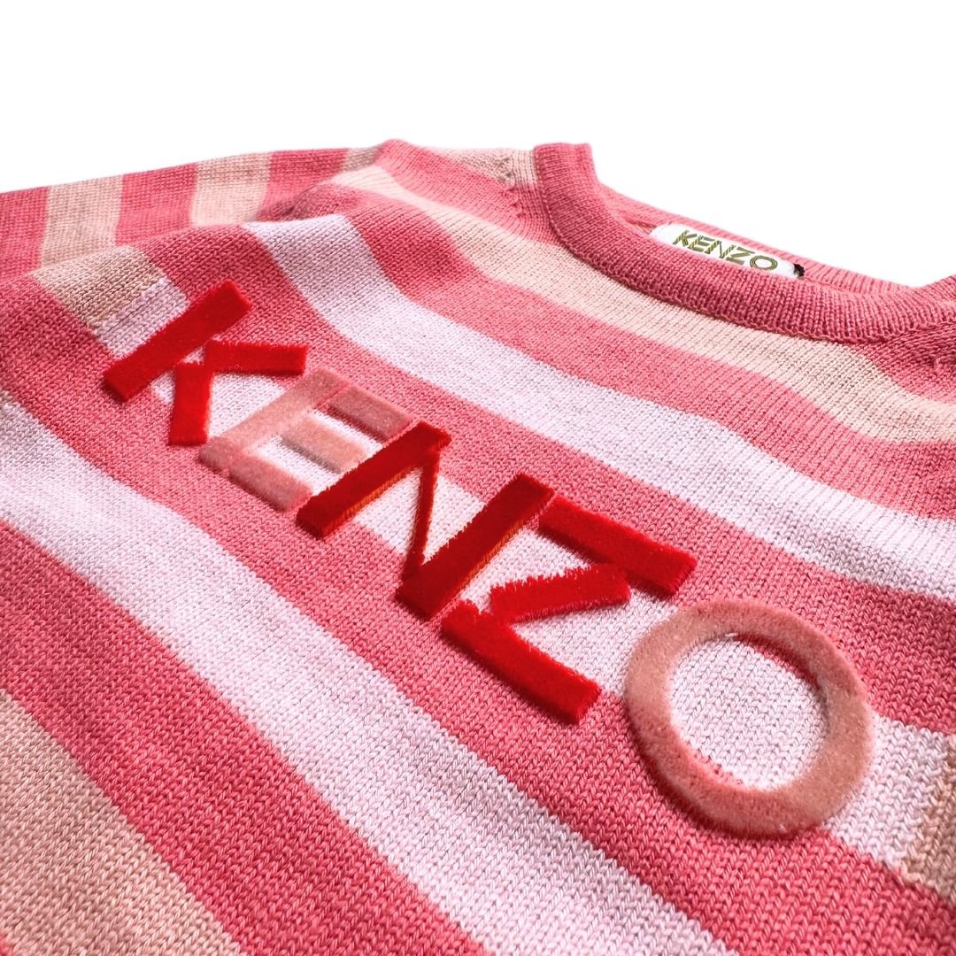 Pink baby sweater - 6 months KENZO - SECONDE MAIN Pink