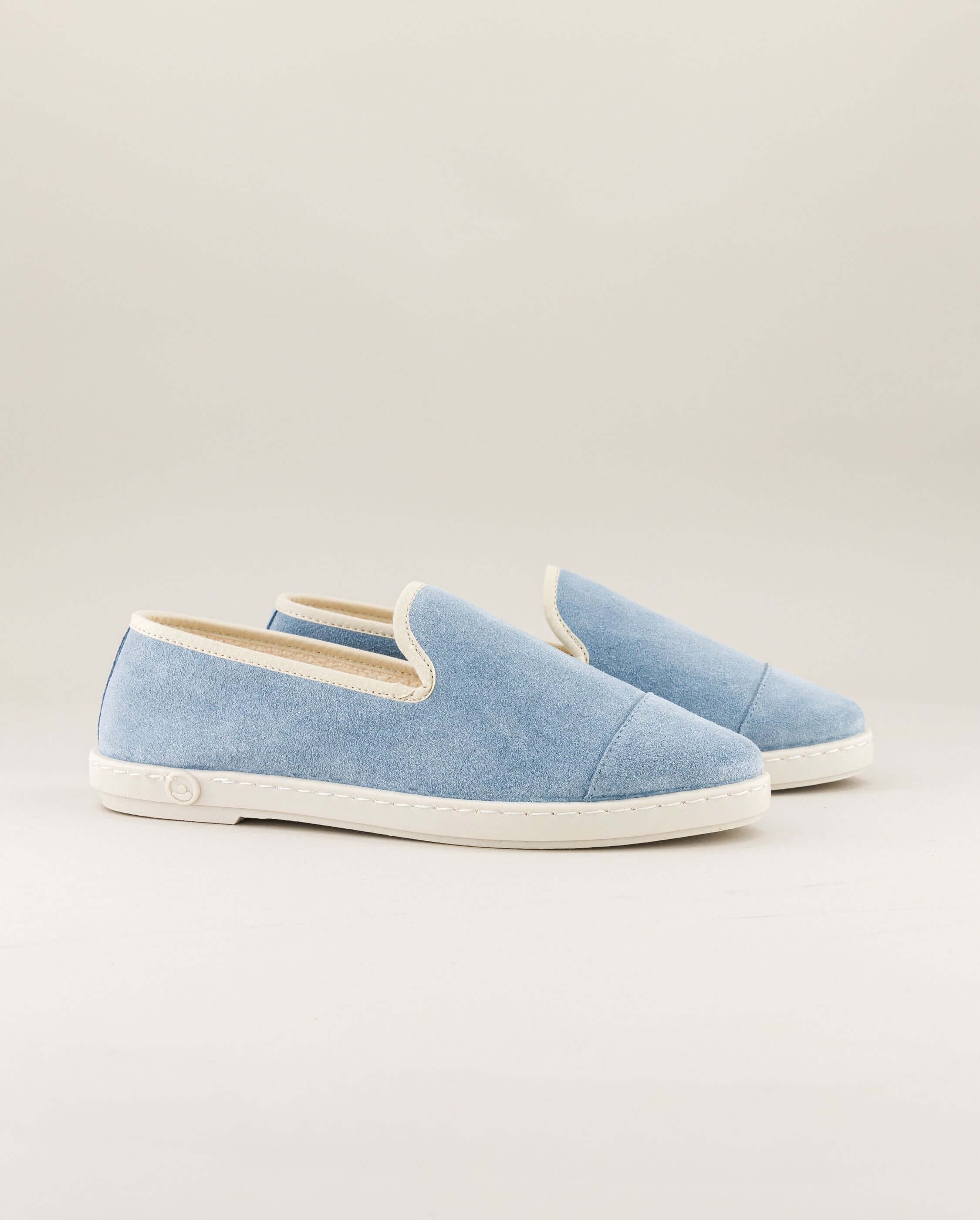 Women's leather slipper, sky ANGARDE Blue