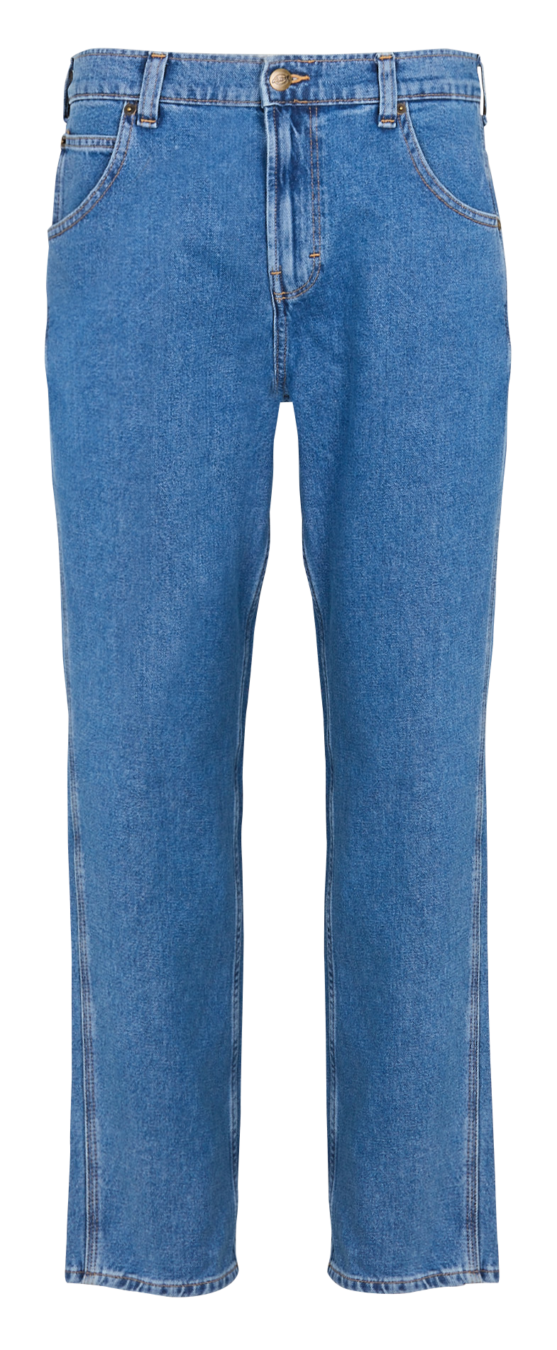 Cotton straight jeans DICKIES Blue