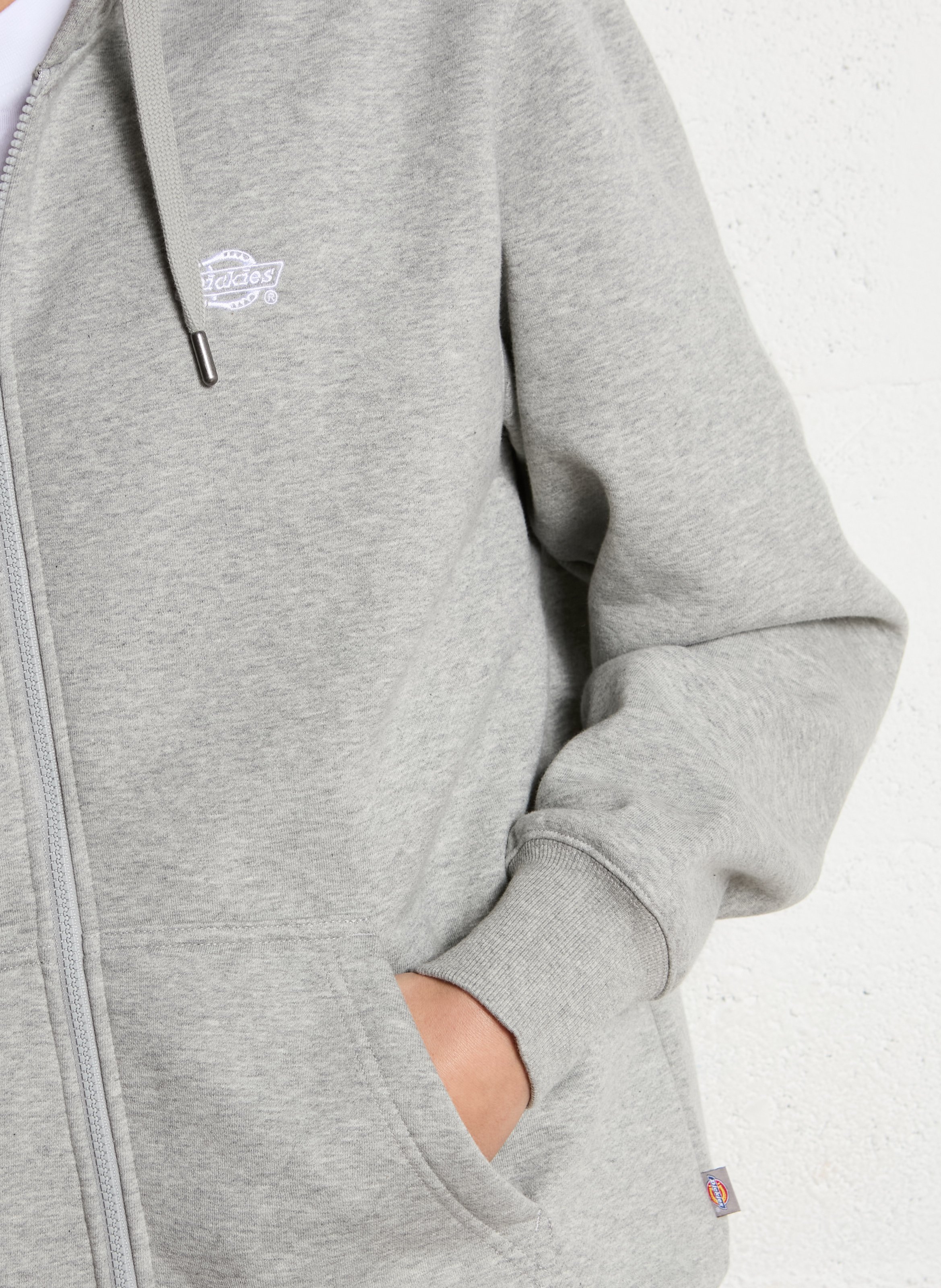 Hoodie met kangoeroezak en lange mouwen DICKIES Grijs