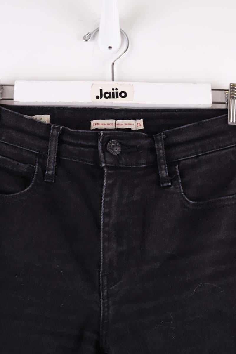 Cotton skinny jeans LEVI'S - Seconde main Black