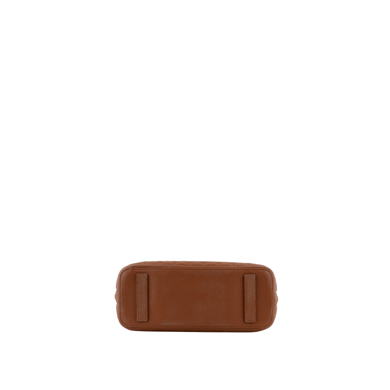 Satchel - cowhide leather POURCHET Brown