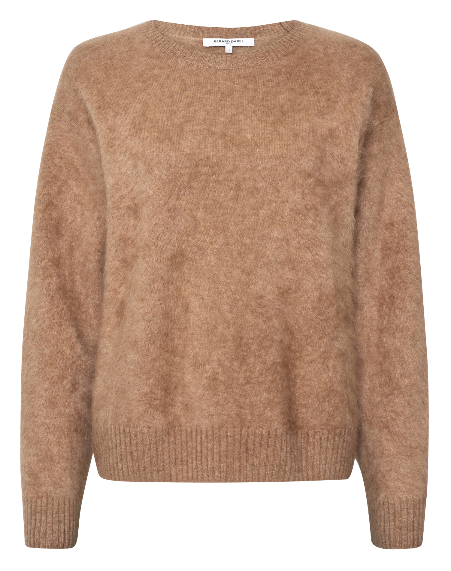 Kasjmier trui met opstaande kraag GERARD DAREL Beige