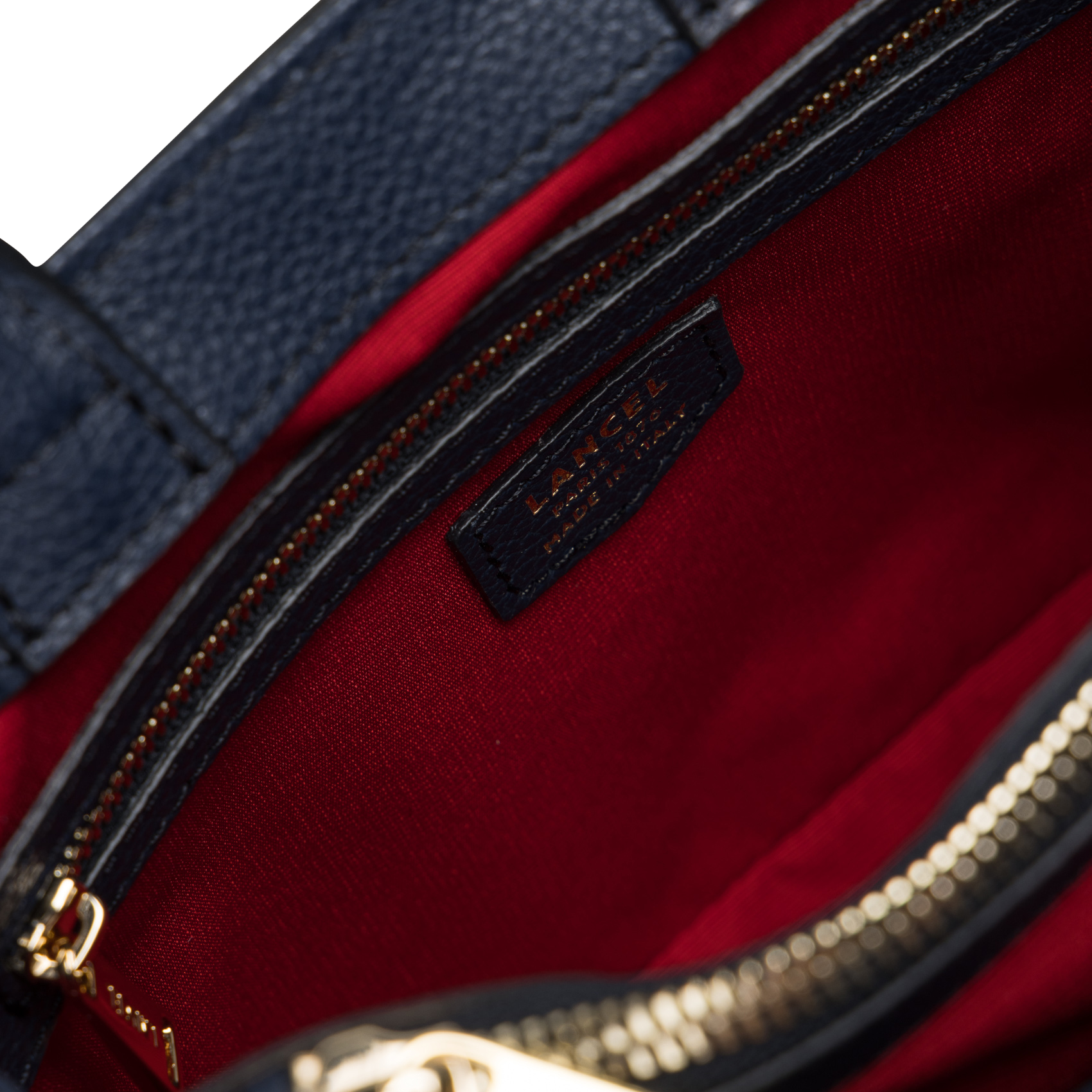 Sac bandoulière en cuir LANCEL Bleu