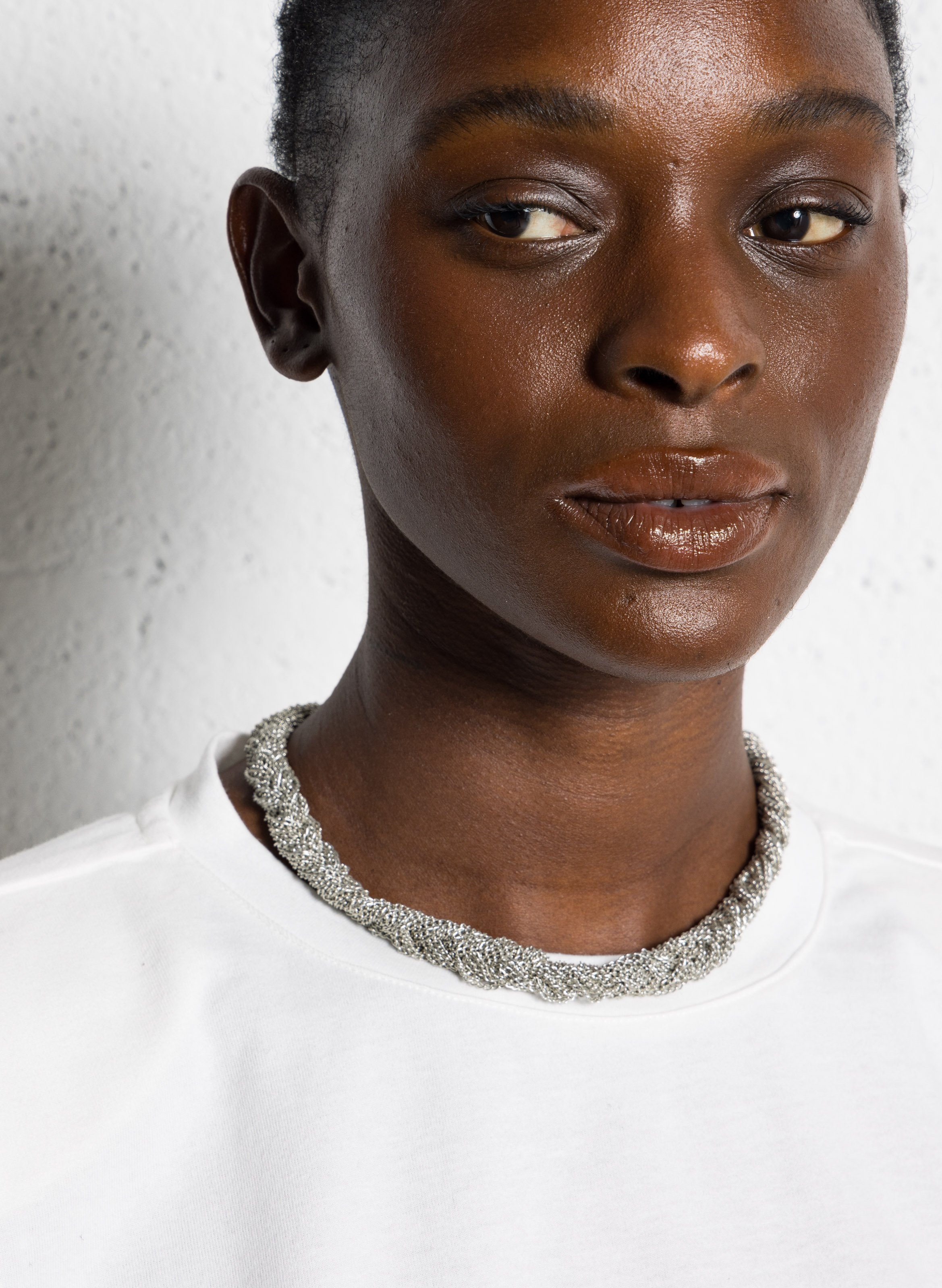 Collier tresse en chaîne FEEKA Argent