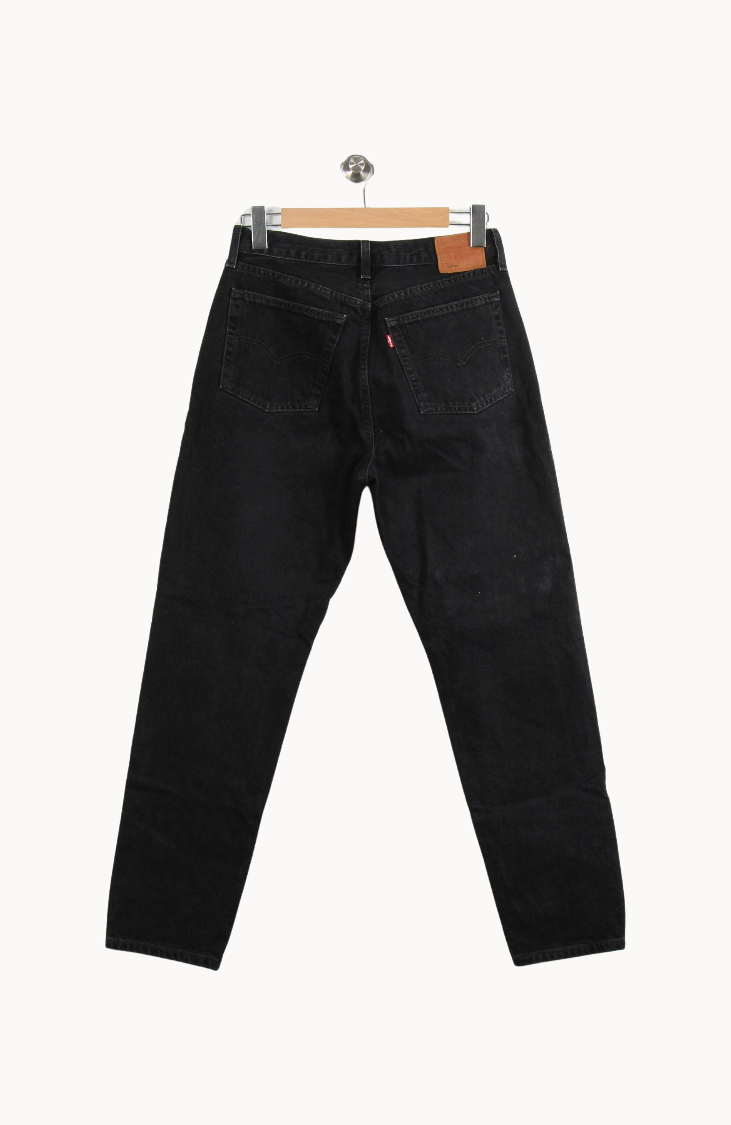 Cropped slim jeans with studs LEVI'S - Seconde main Black