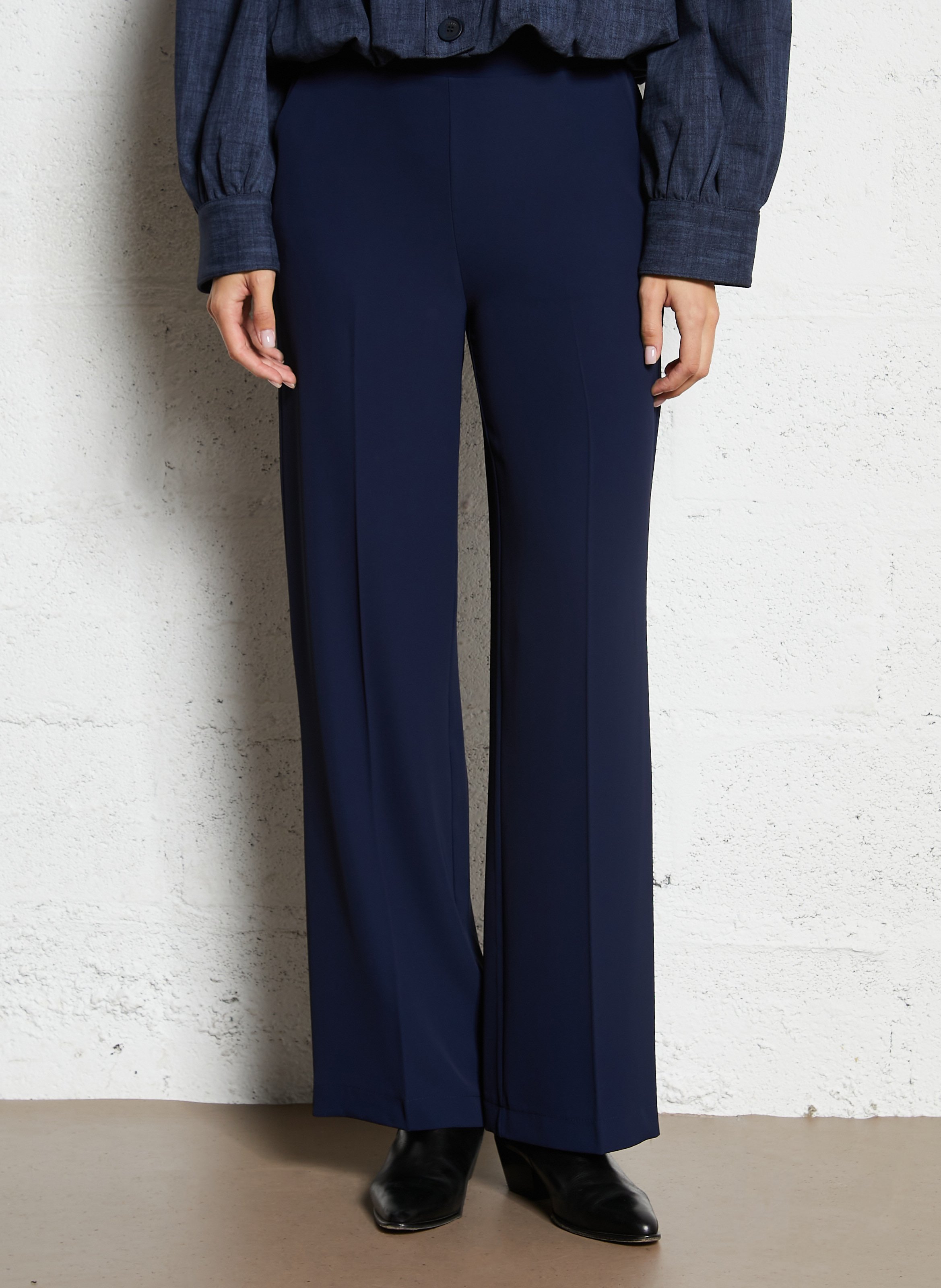 Elasticated Wide Leg Trousers IMPERIAL