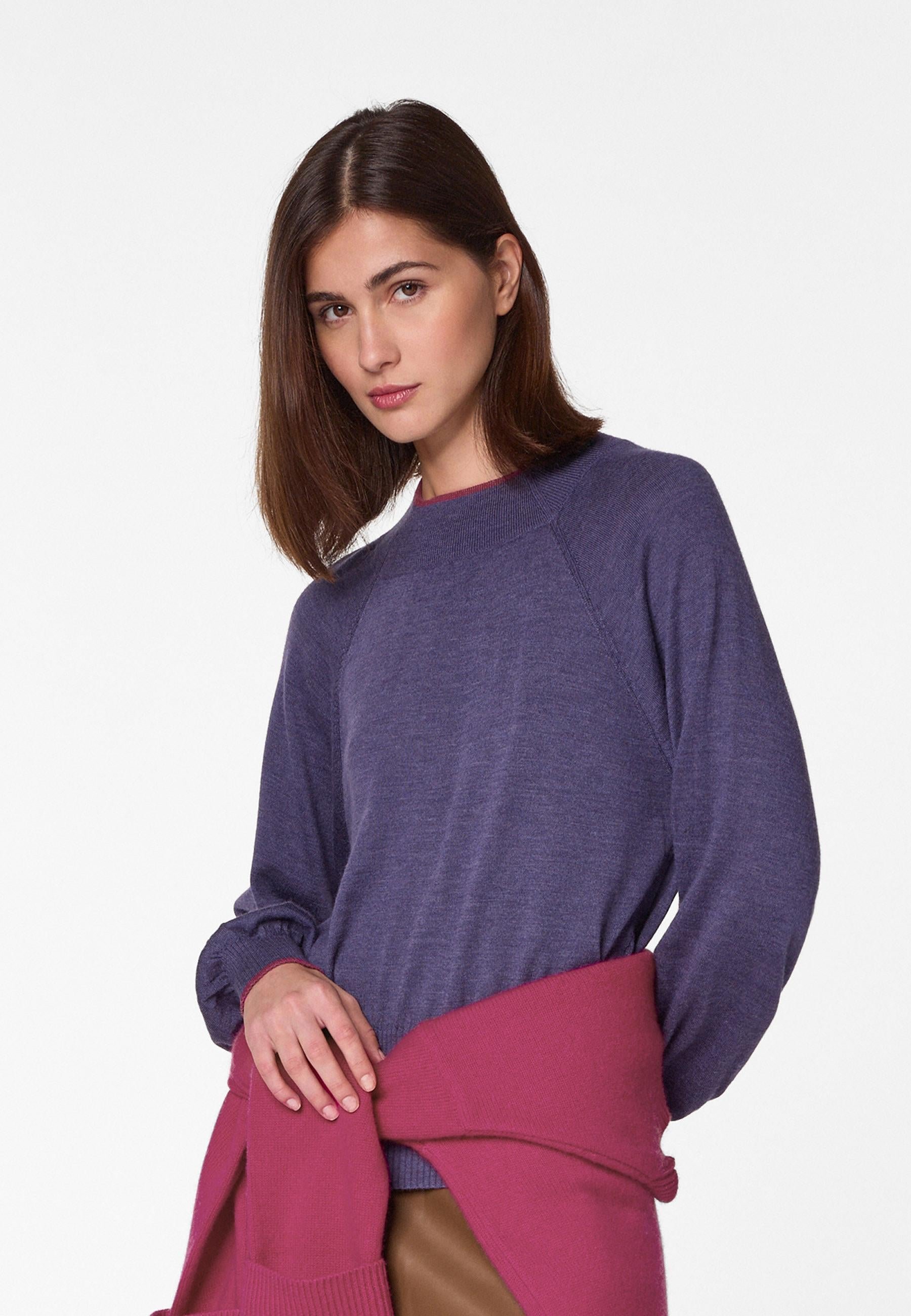 Merino wool sweater RODIER Purple
