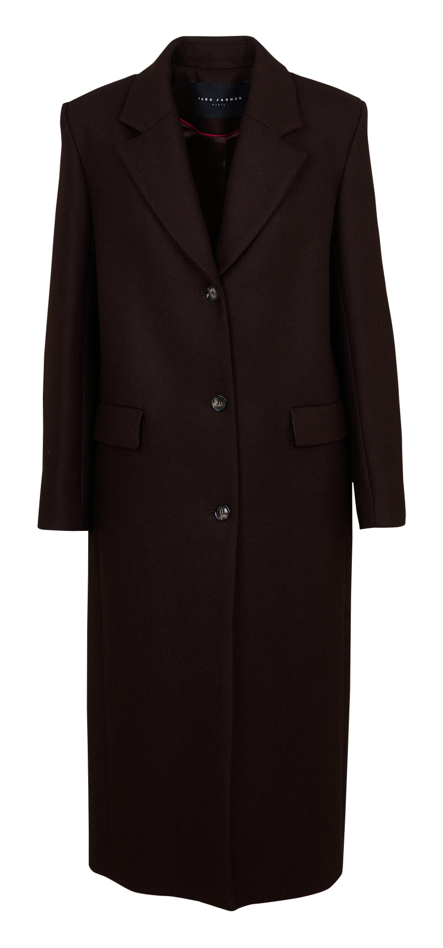 Alpaca wool coat  TARA JARMON Brown