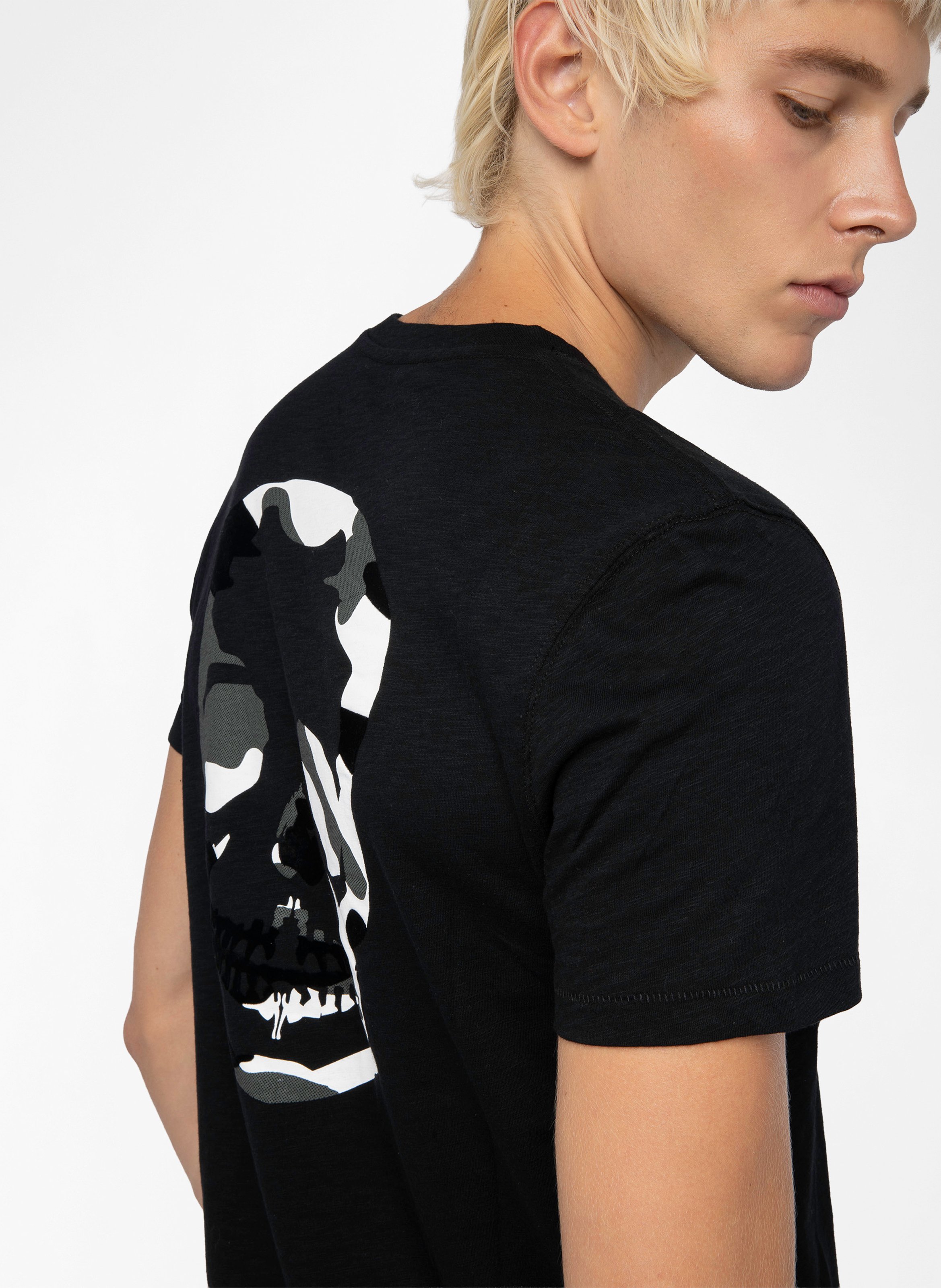Regular-fit round-neck cotton T-shirt ZADIG&VOLTAIRE Black