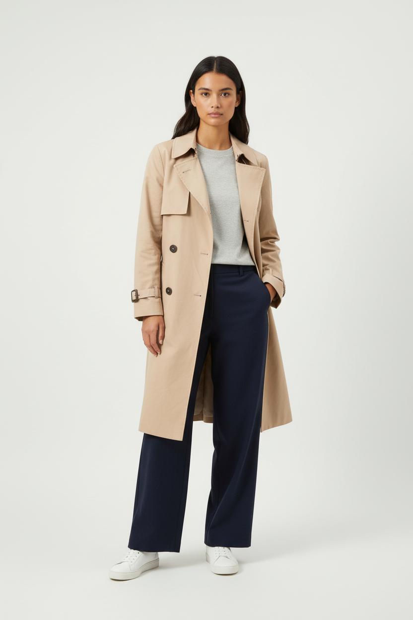 Long coat COMPTOIR DES COTONNIERS - Seconde main Pink