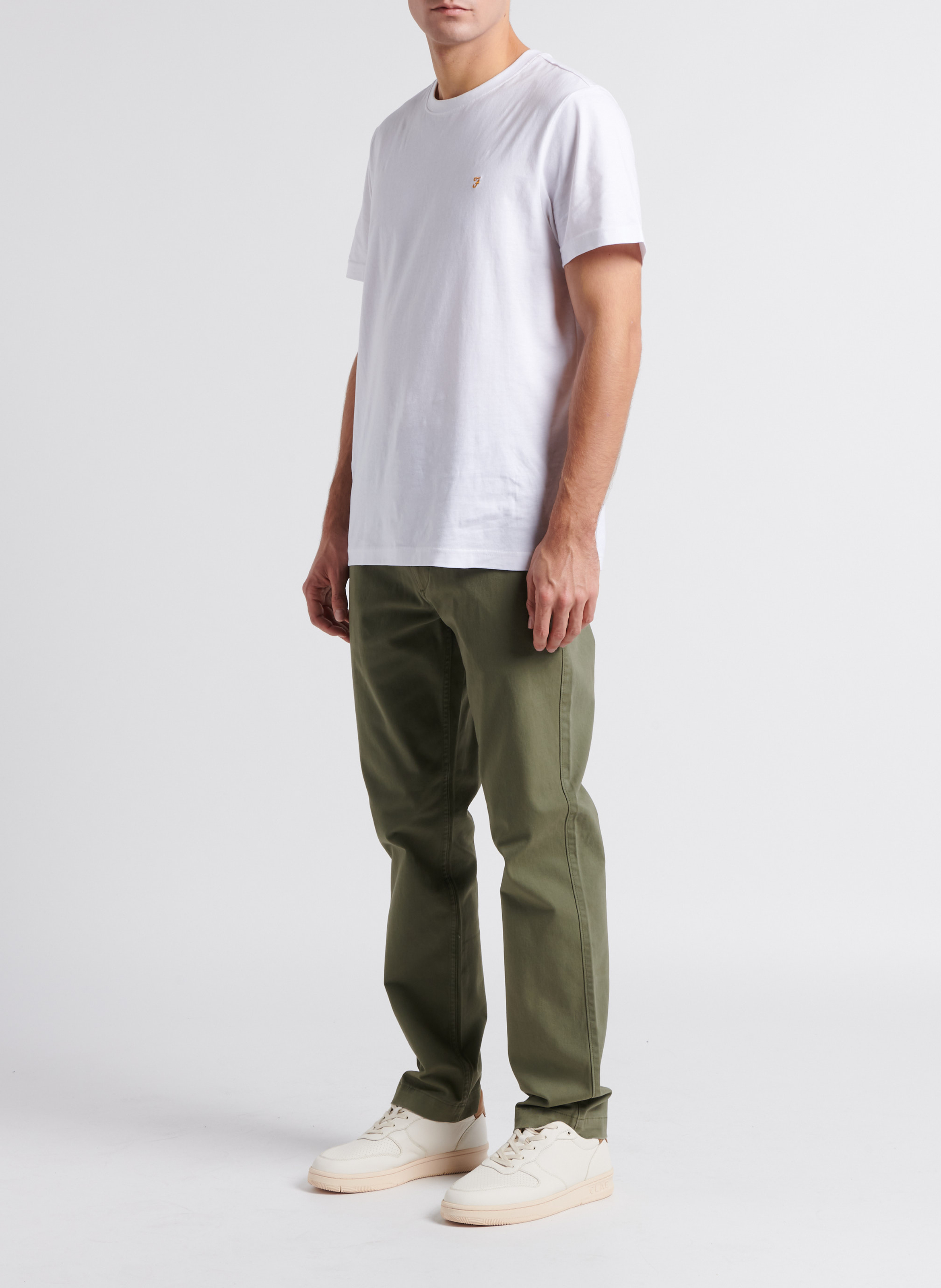 Slim-fit broek | katoenblend DOCKERS Groen