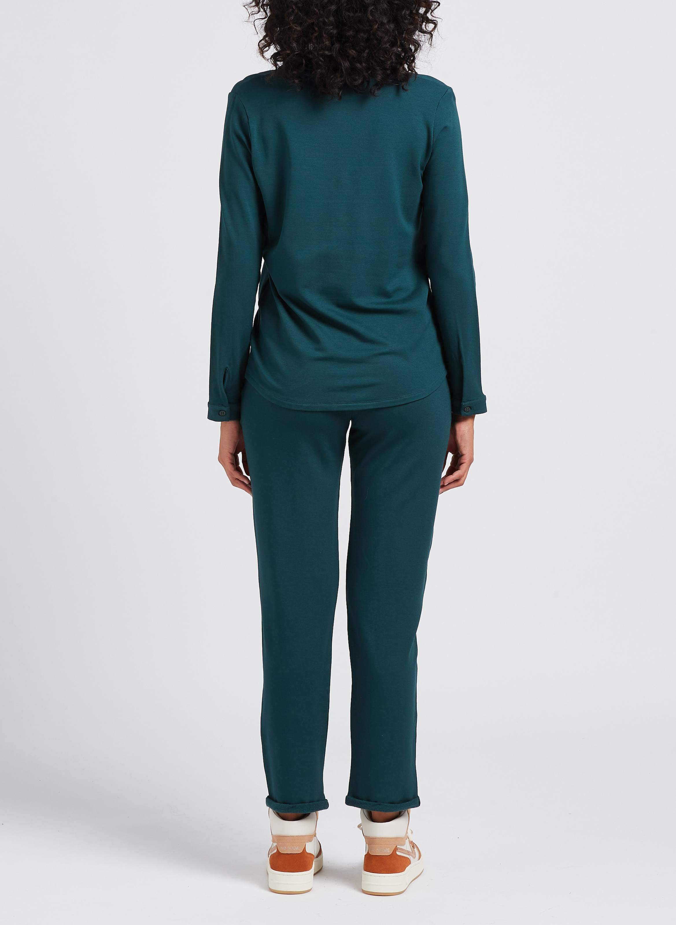 Hohe Ledersneaker NO NAME Weiss