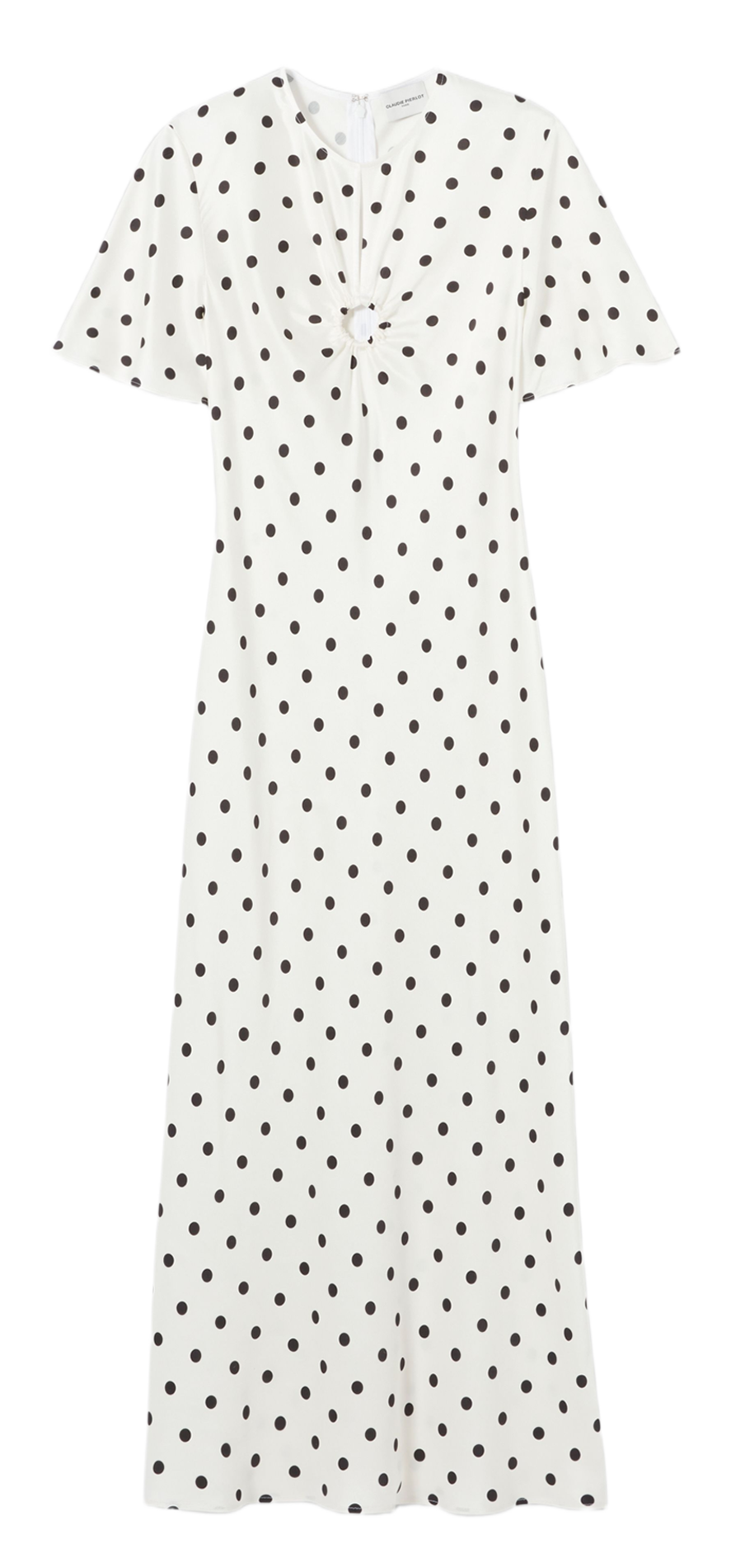 Robe midi col rond à pois CLAUDIE PIERLOT Multicolore