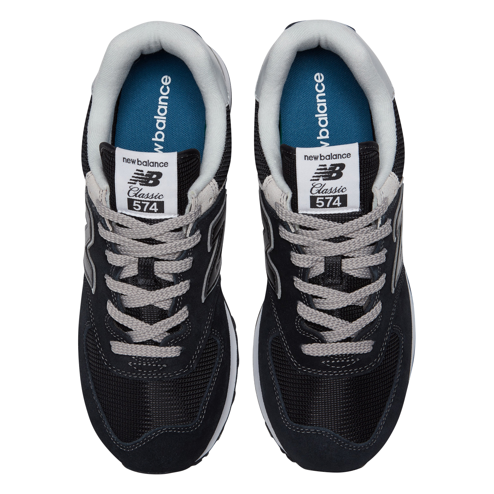 Low-top leather mix sneakers NEW BALANCE Black