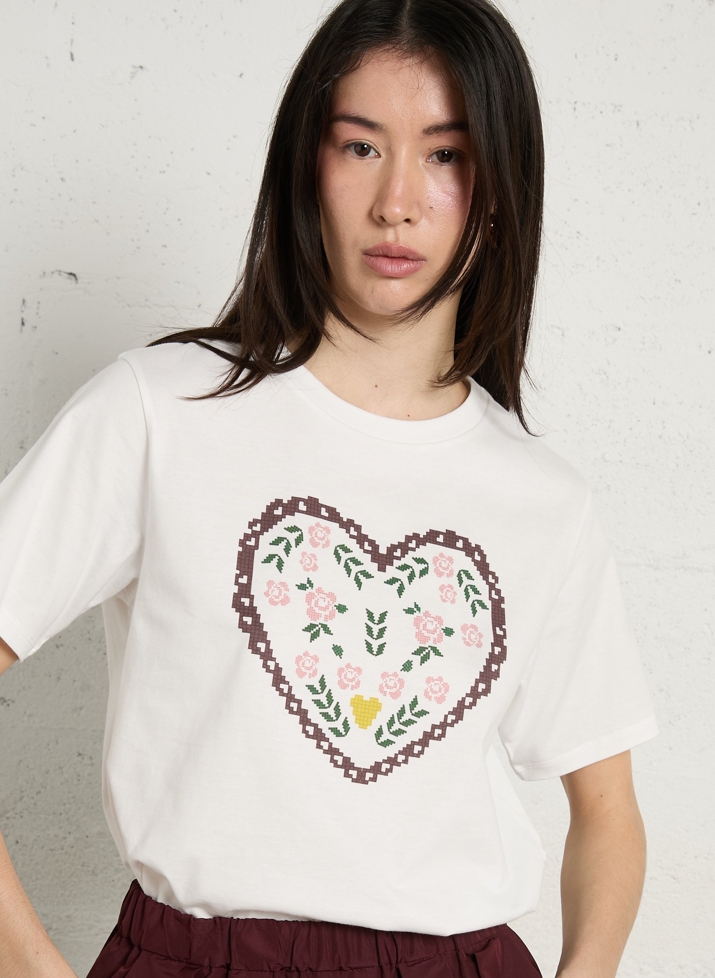 Tee-shirt droit en coton MAX MARA WEEK END