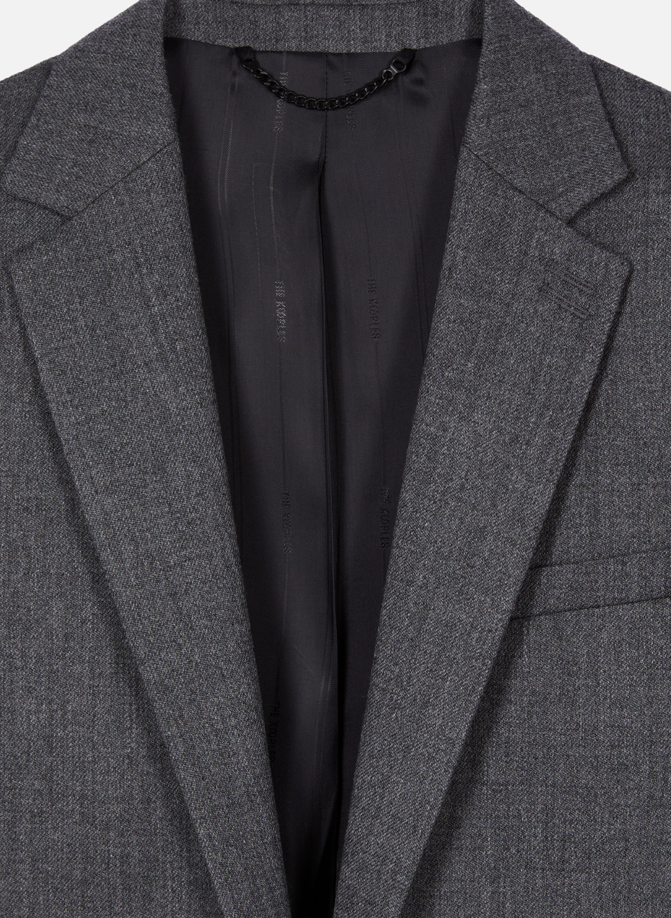 Voile and crochet dress THE KOOPLES Grey