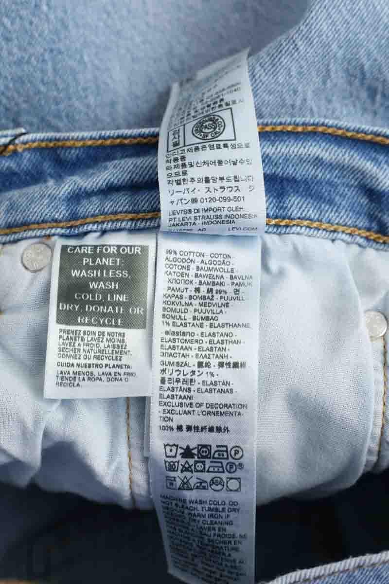 Jean droit LEVI'S - Seconde main Bleu