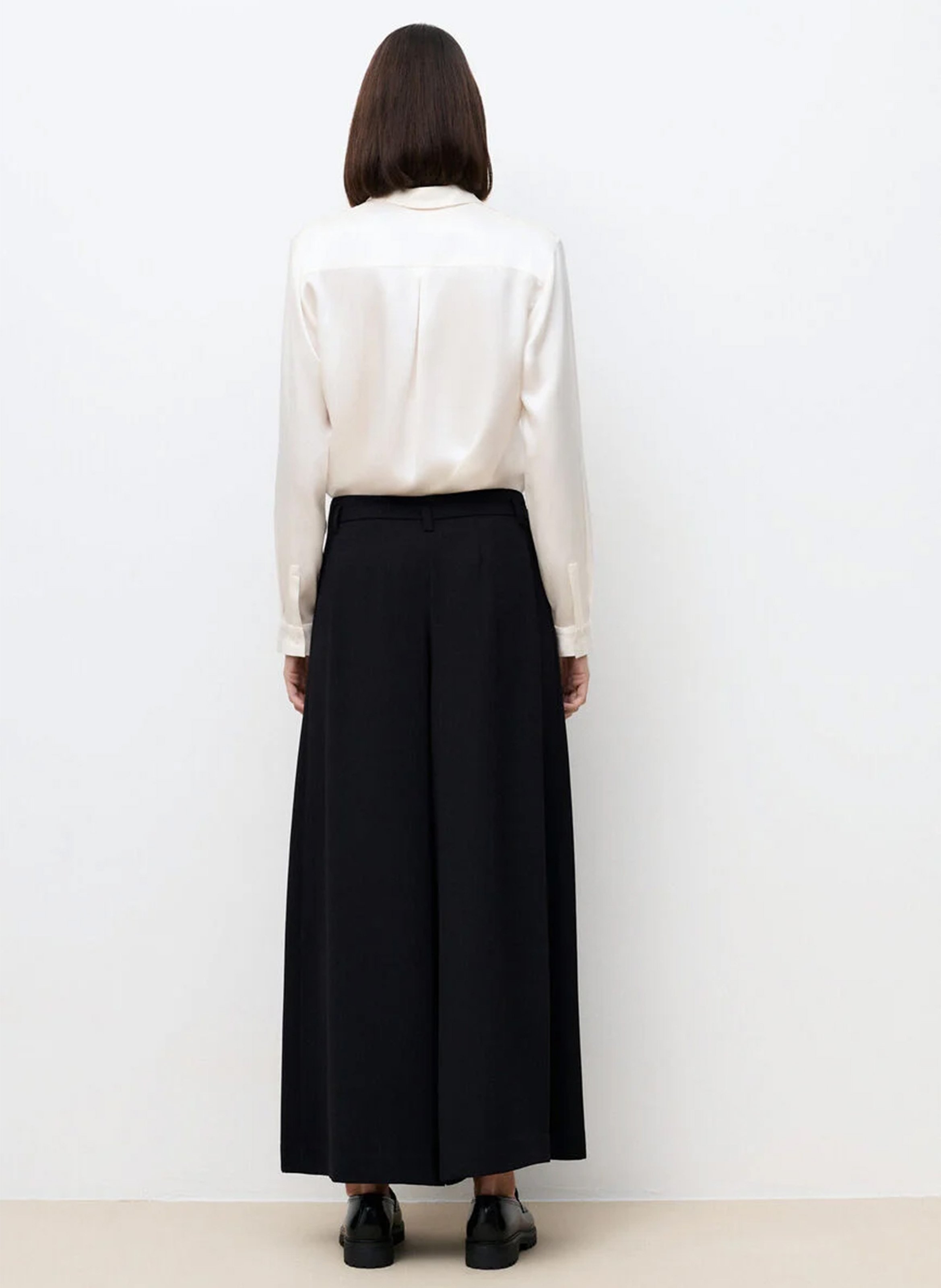 Wide trousers CAROLL Black