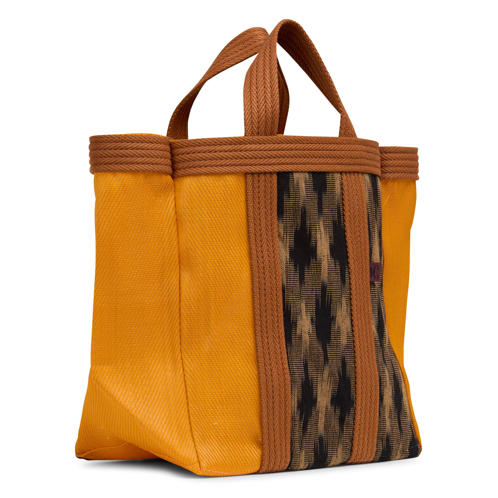 Sac cabas tissé imprimé BABACHIC BAGS Brown