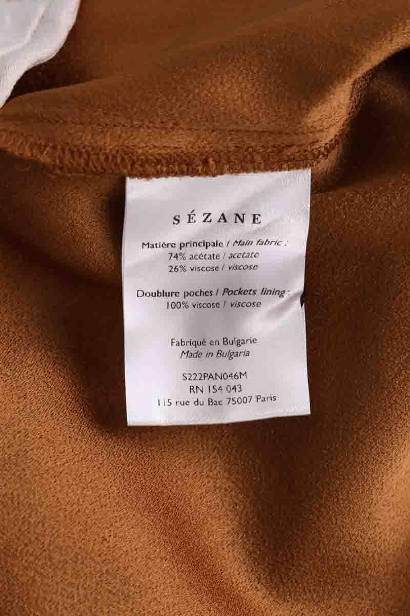Wide-leg pants SEZANE - Seconde main Brown