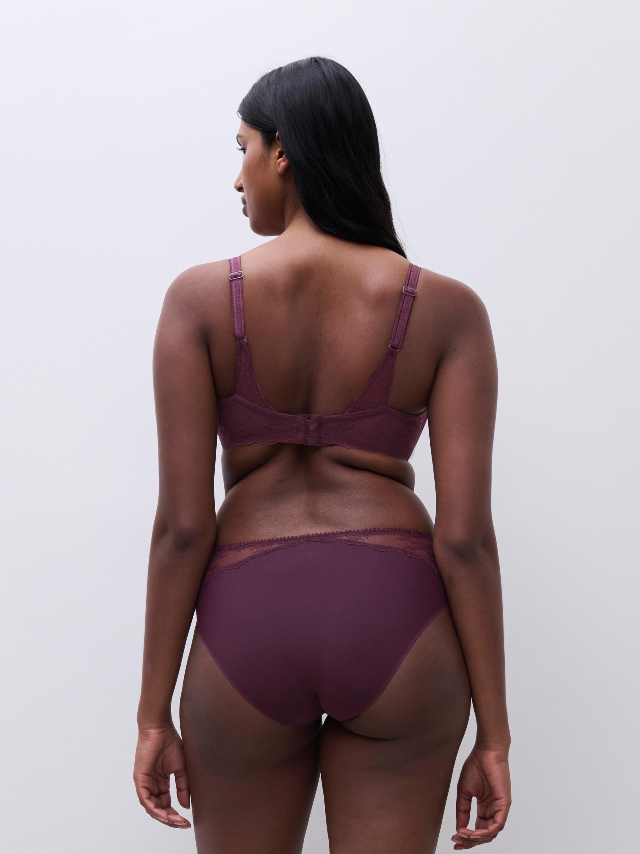 Floral Embroidered Culottes CHANTELLE Purple