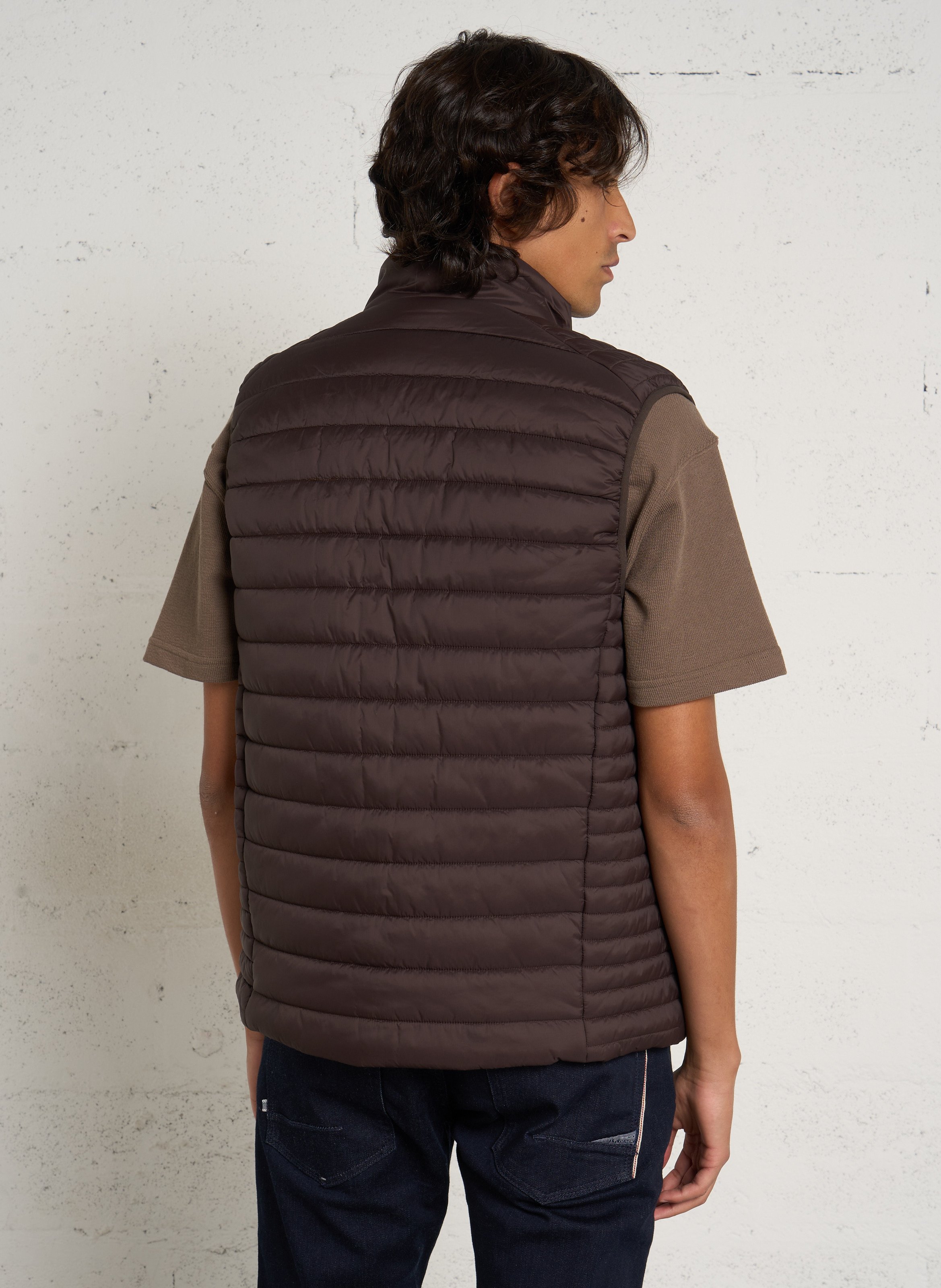 Doudoune oversize col montant LE TEMPS DES CERISES Marron