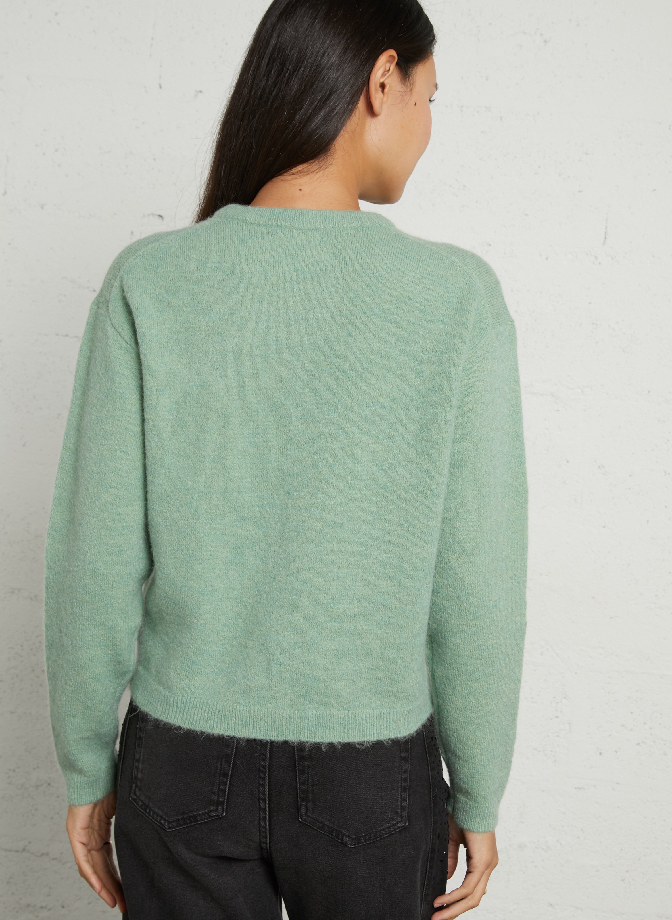 Weiter Pullover mit Rundhalsausschnitt LEON & HARPER Gelb