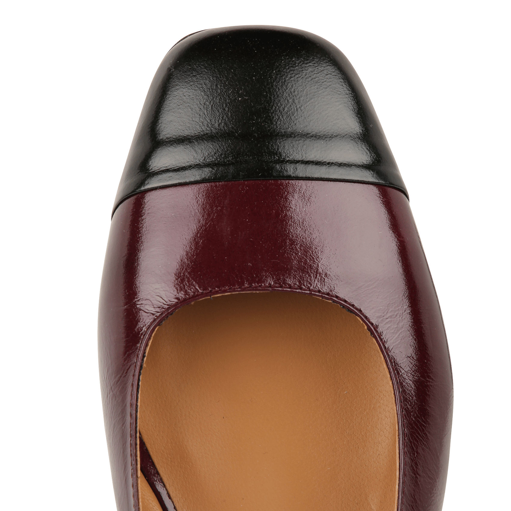 Leather slingback ballet pumps | Red MELLOW YELLOW Women
