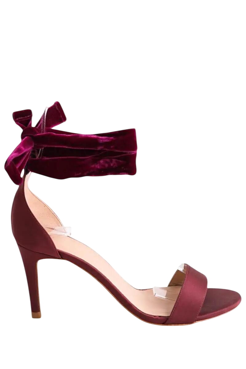Faux leather sandals LK BENNETT - Seconde Main Red