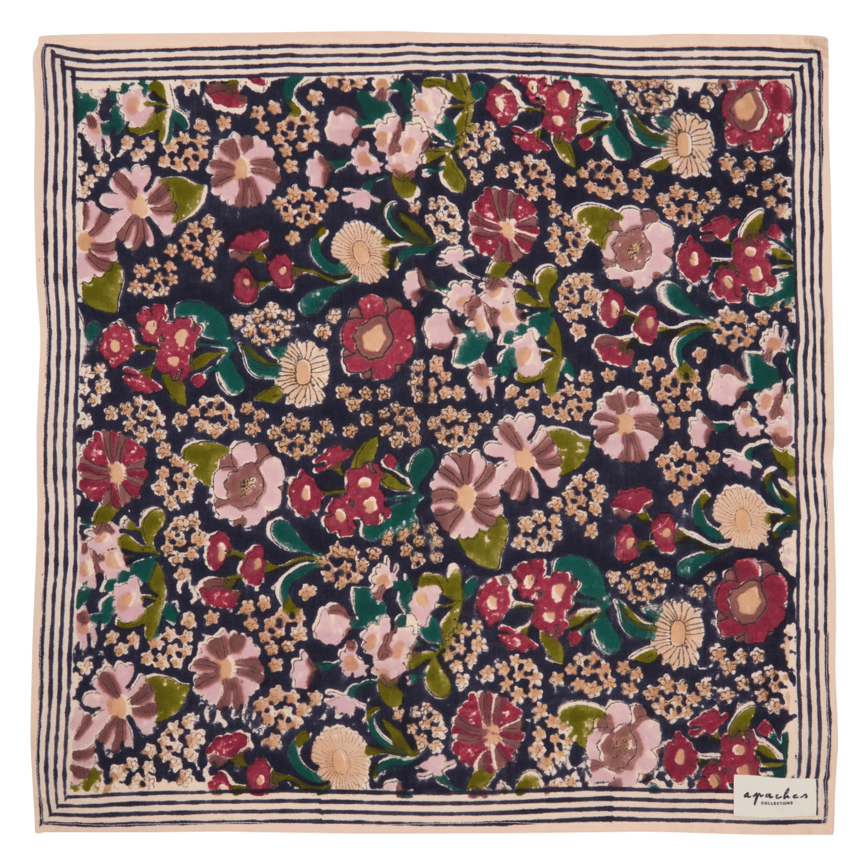 Foulard en coton APACHES COLLECTIONS Multicolore
