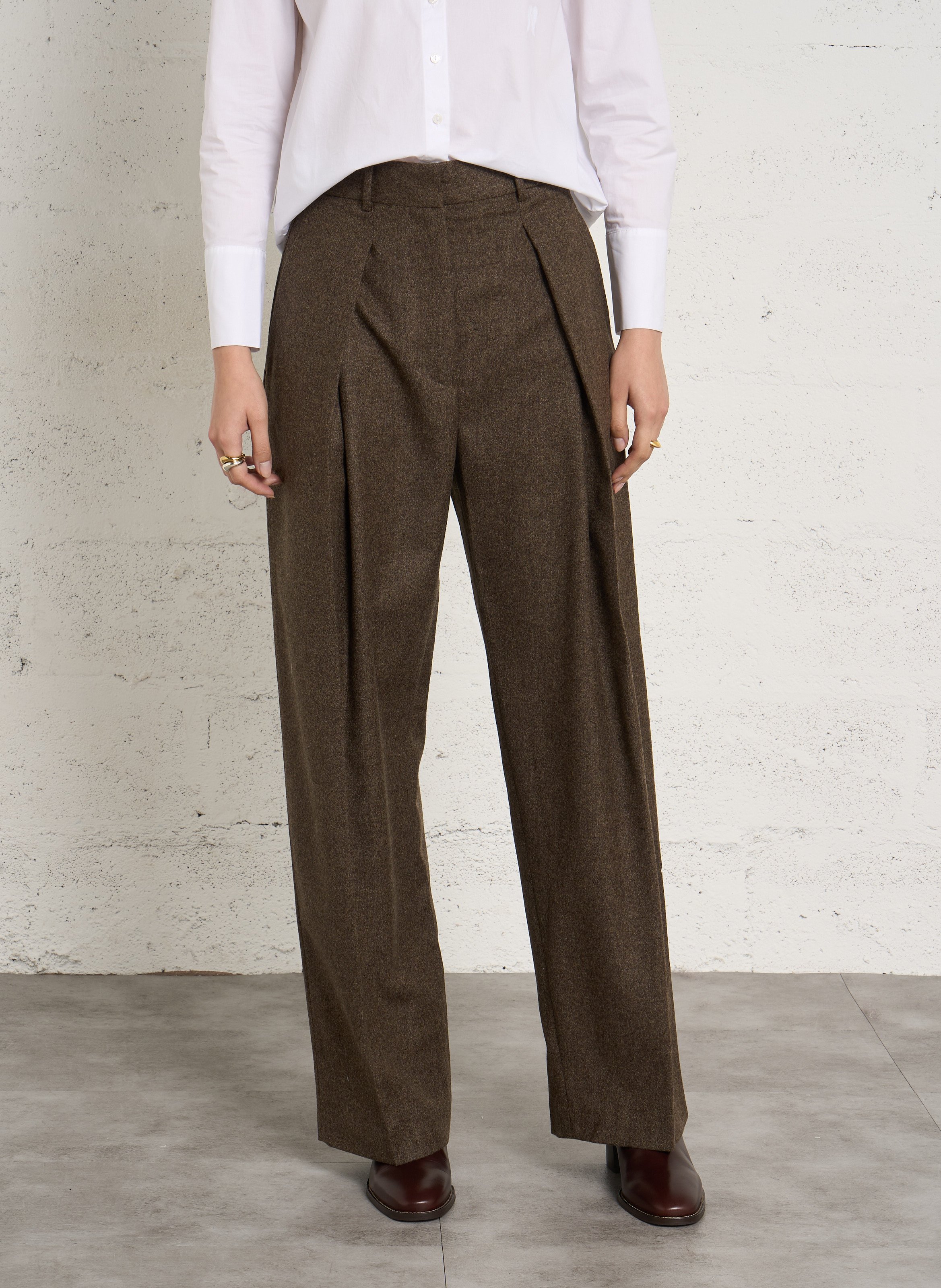 Straight cotton shirt BERENICE White