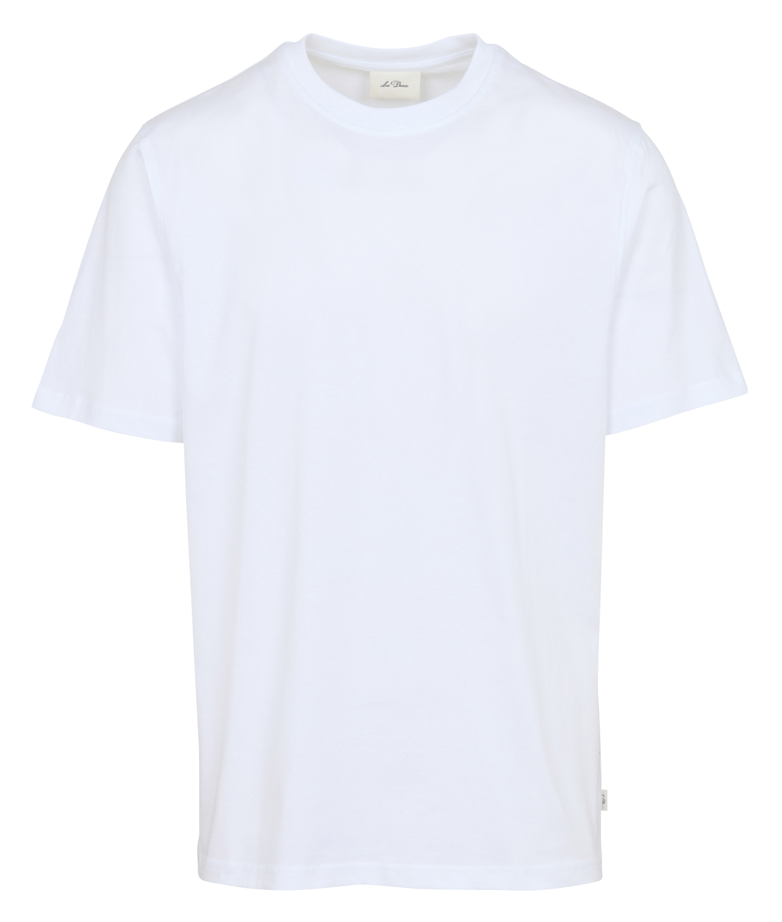 Tee-shirt droit en coton bio LES DEUX Blanc
