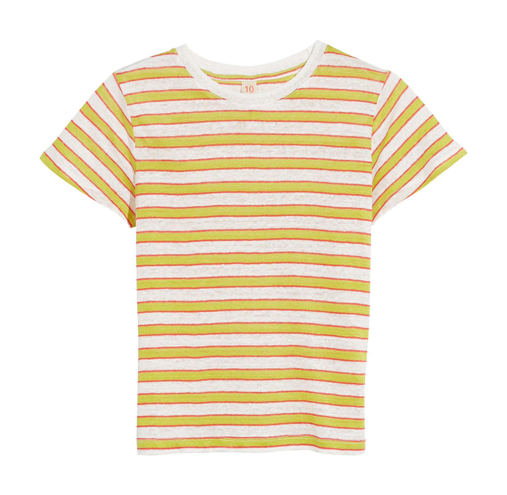 Round-neck linen T-shirt BELLEROSE Blue