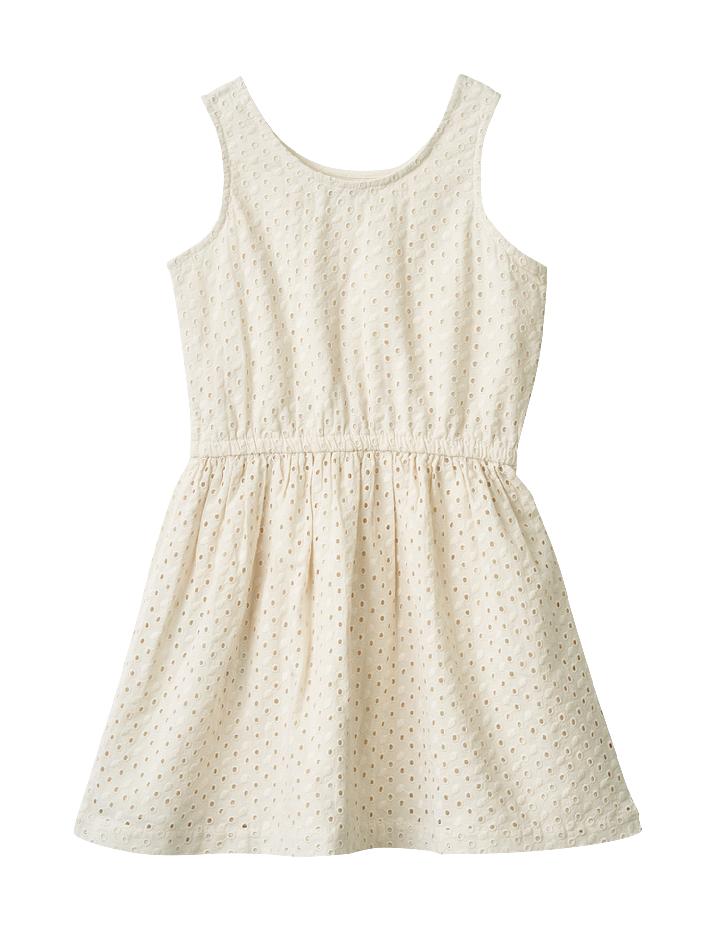 Robe col rond en broderie anglaise LIEWOOD Beige