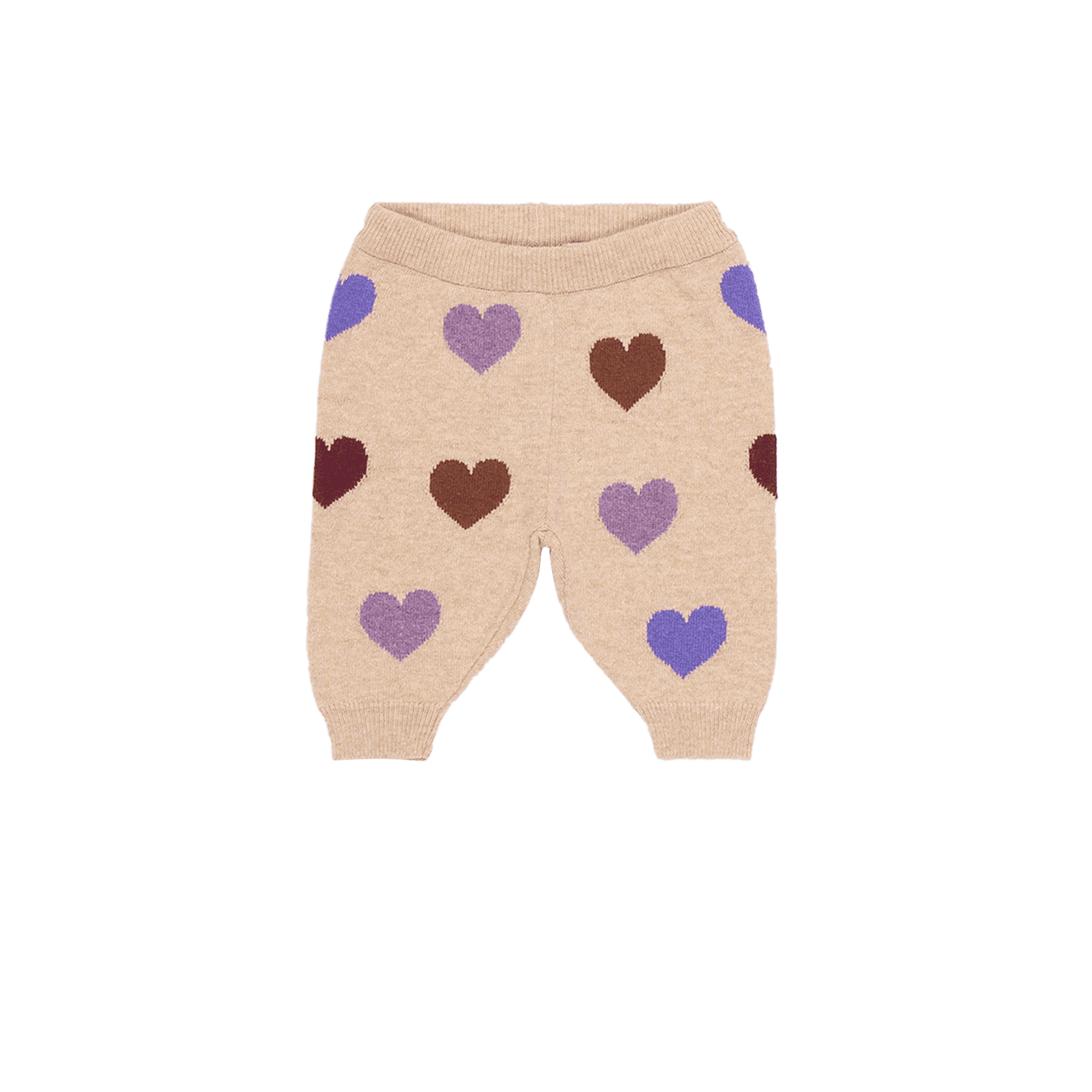 Jacquard wool blend trousers THE NEW SOCIETY Beige