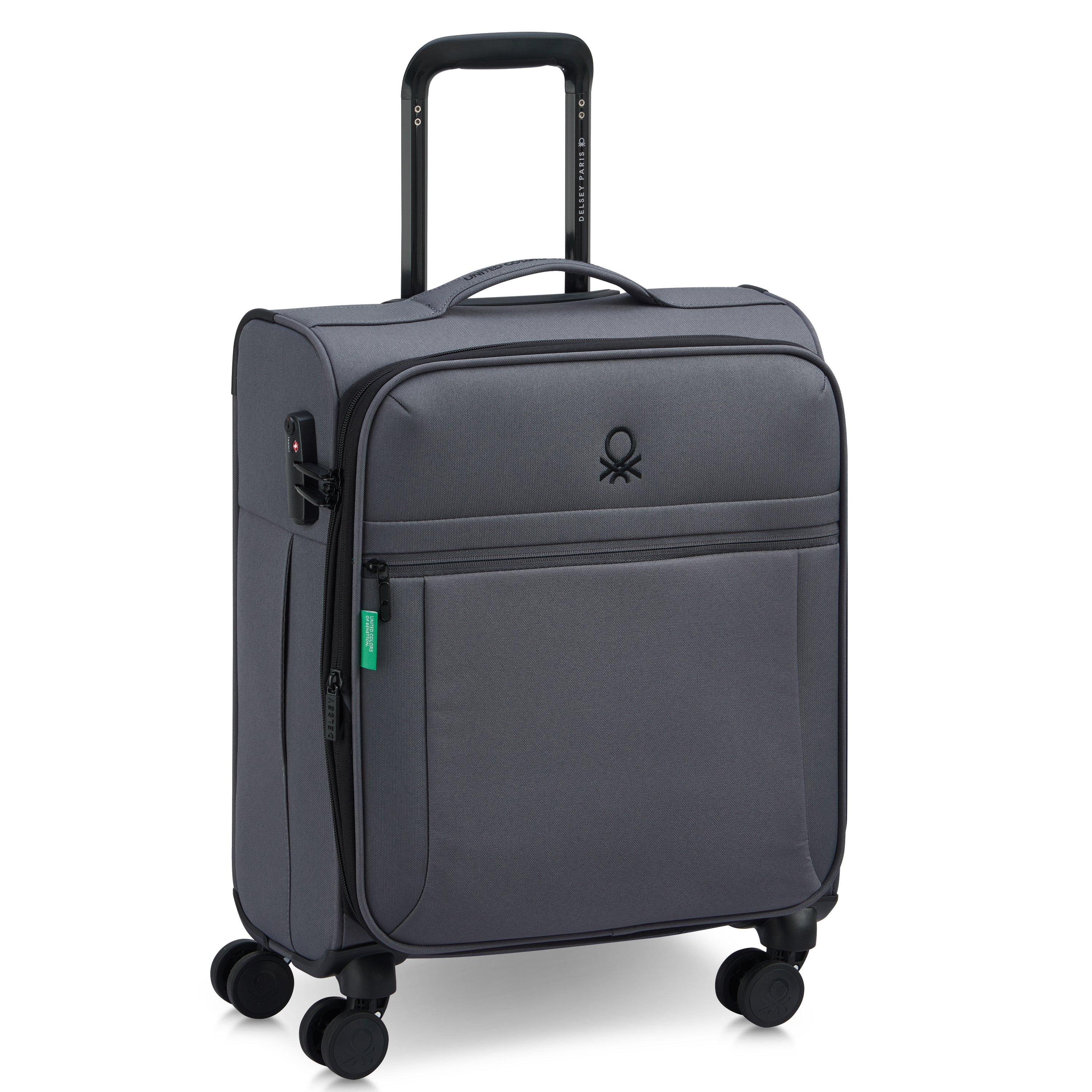 Valise cabine souple 54 cm x 40 cm x 22 cm cm - 33 l - s DELSEY PARIS Gris