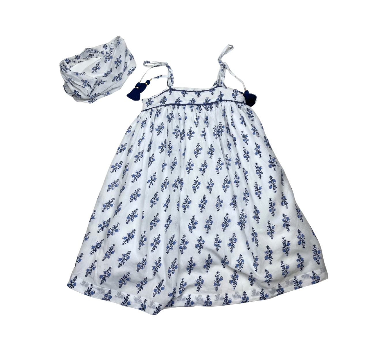White Baby Dress - 24 months LISON PARIS - Seconde main White