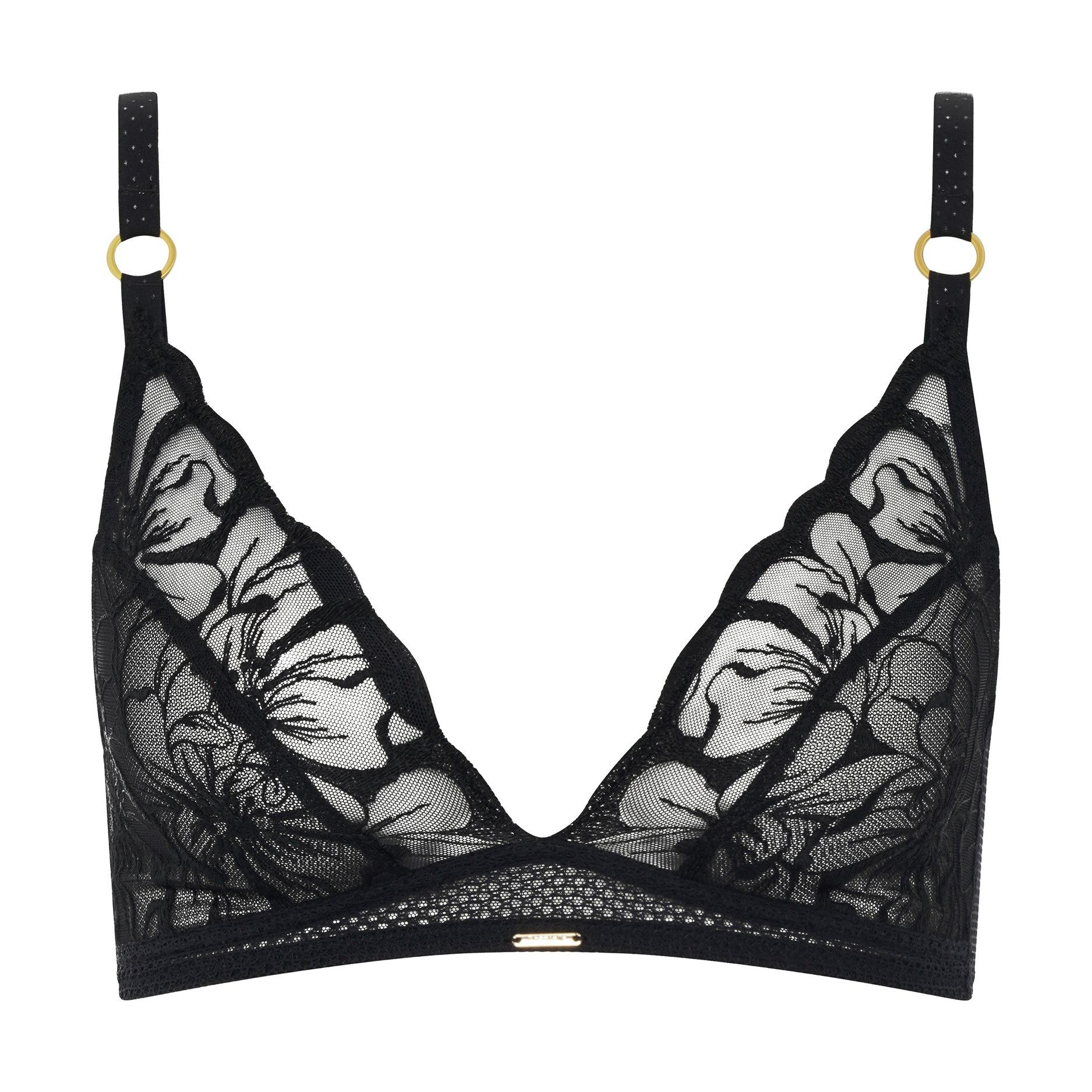 Non-wired triangle bra CHANTELLE Black