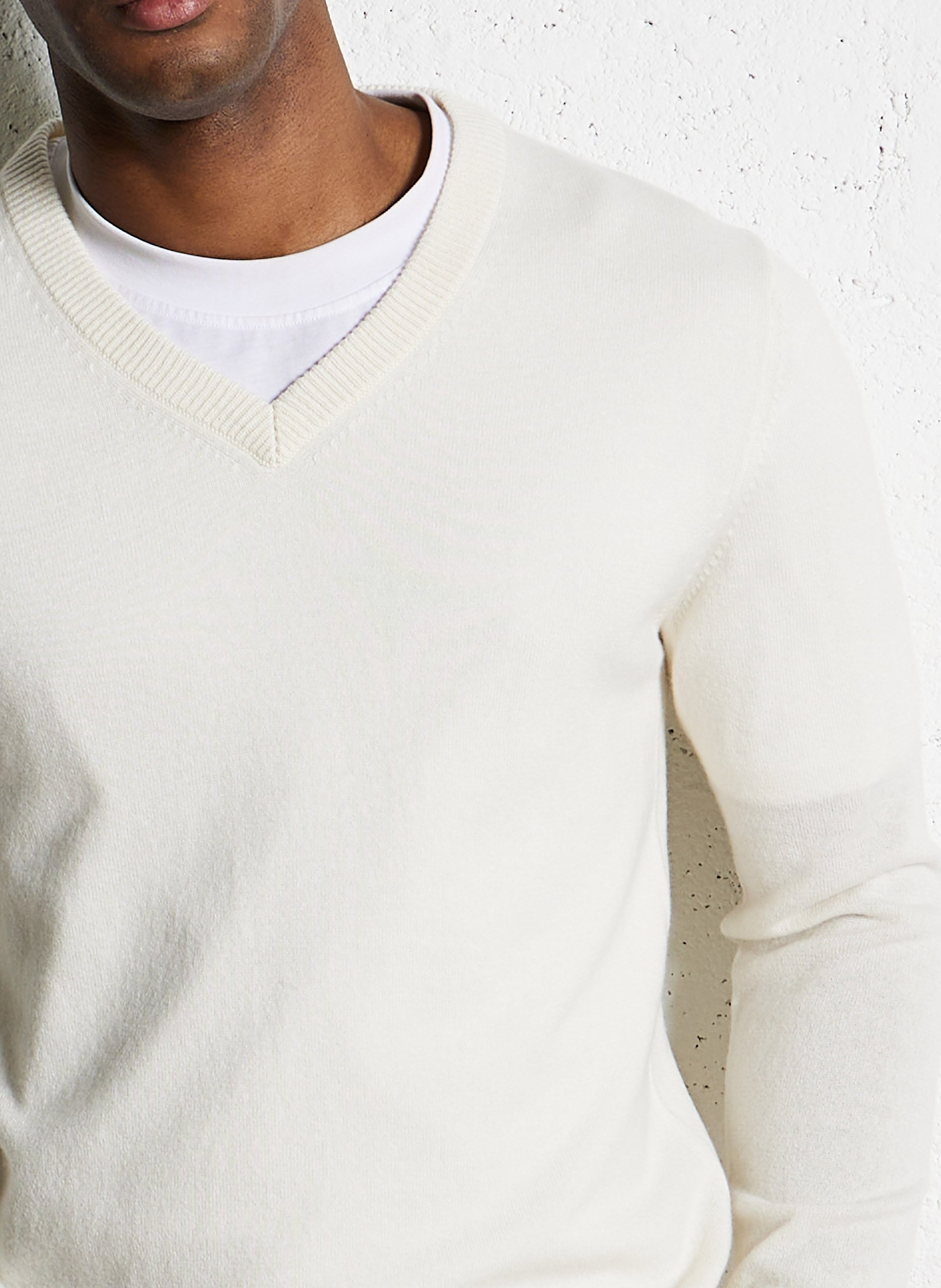 Pull en cachemire AU PRINTEMPS PARIS Beige