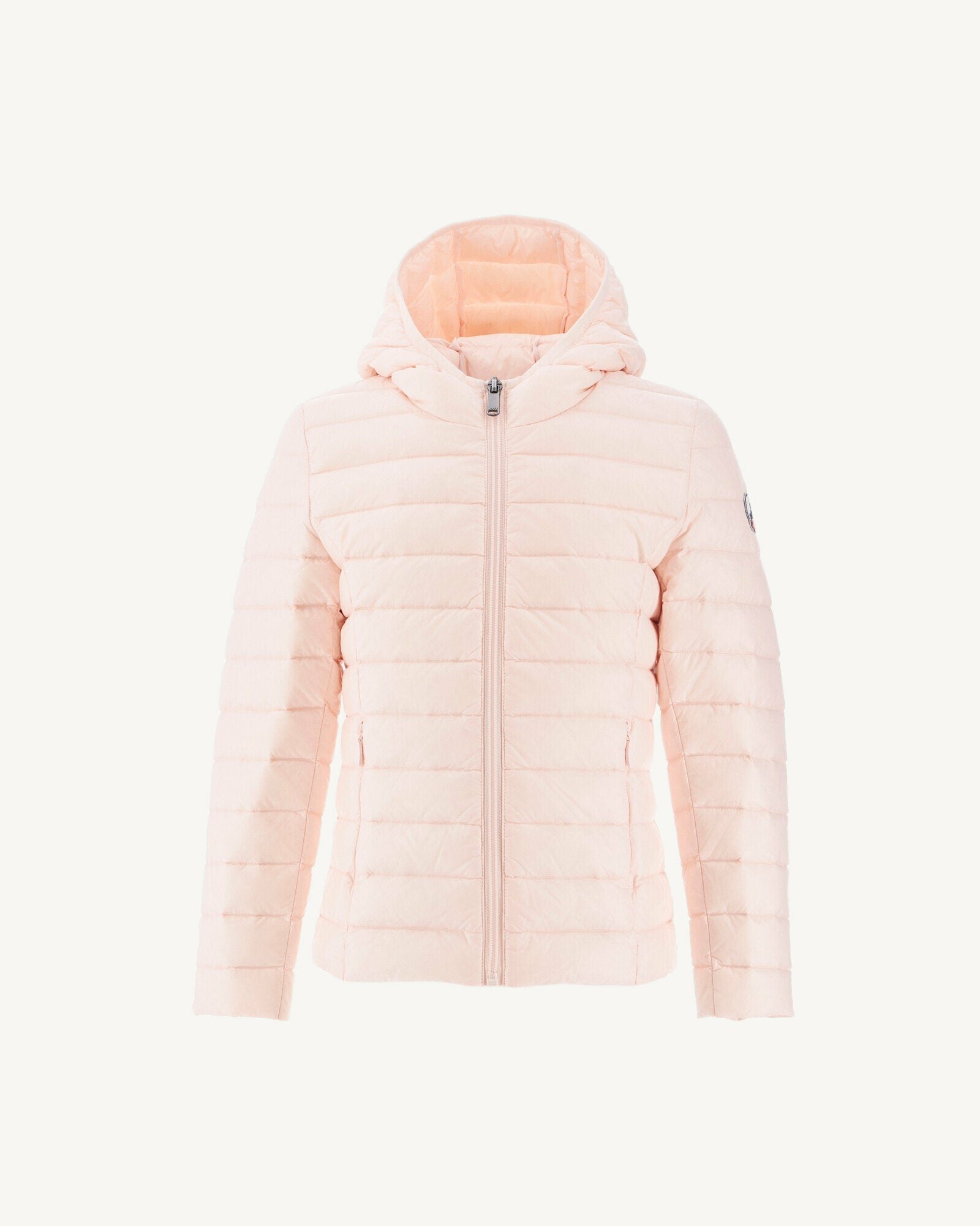 Carla lightweight hooded children's down jacket JOTT Pink