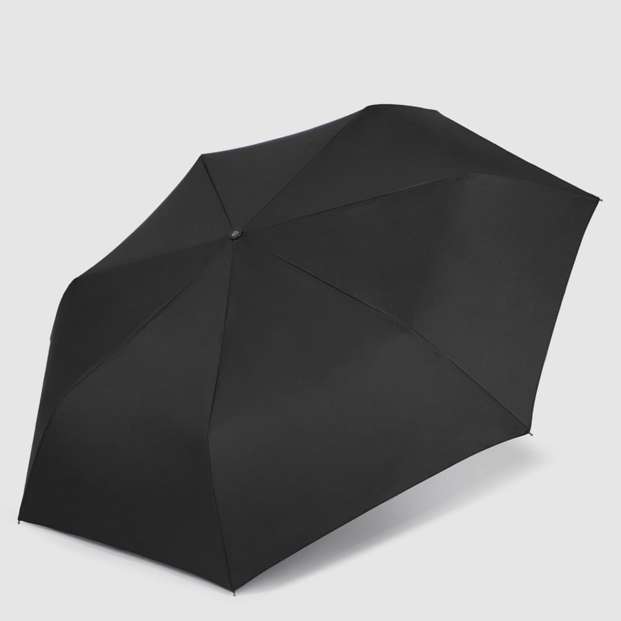 Automatic open/close windproof umbrella PIQUADRO Black