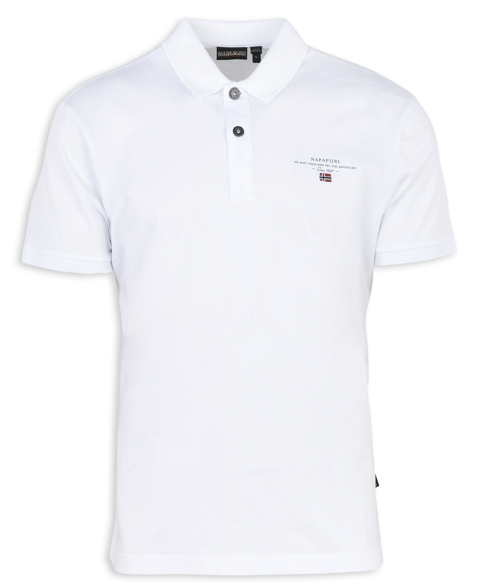 Polo regular fit en coton NAPAPIJRI Blanc